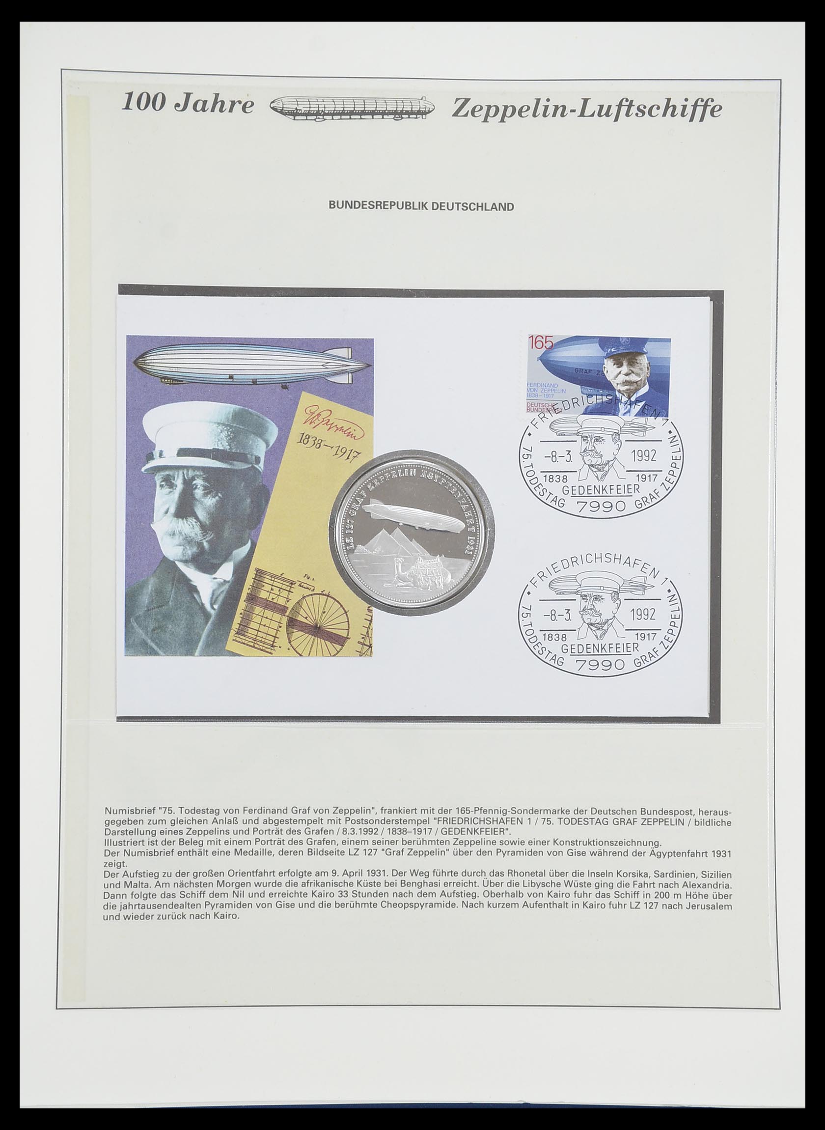 33307 846 - Postzegelverzameling 33307 Motief Zeppelin 1952-2010!