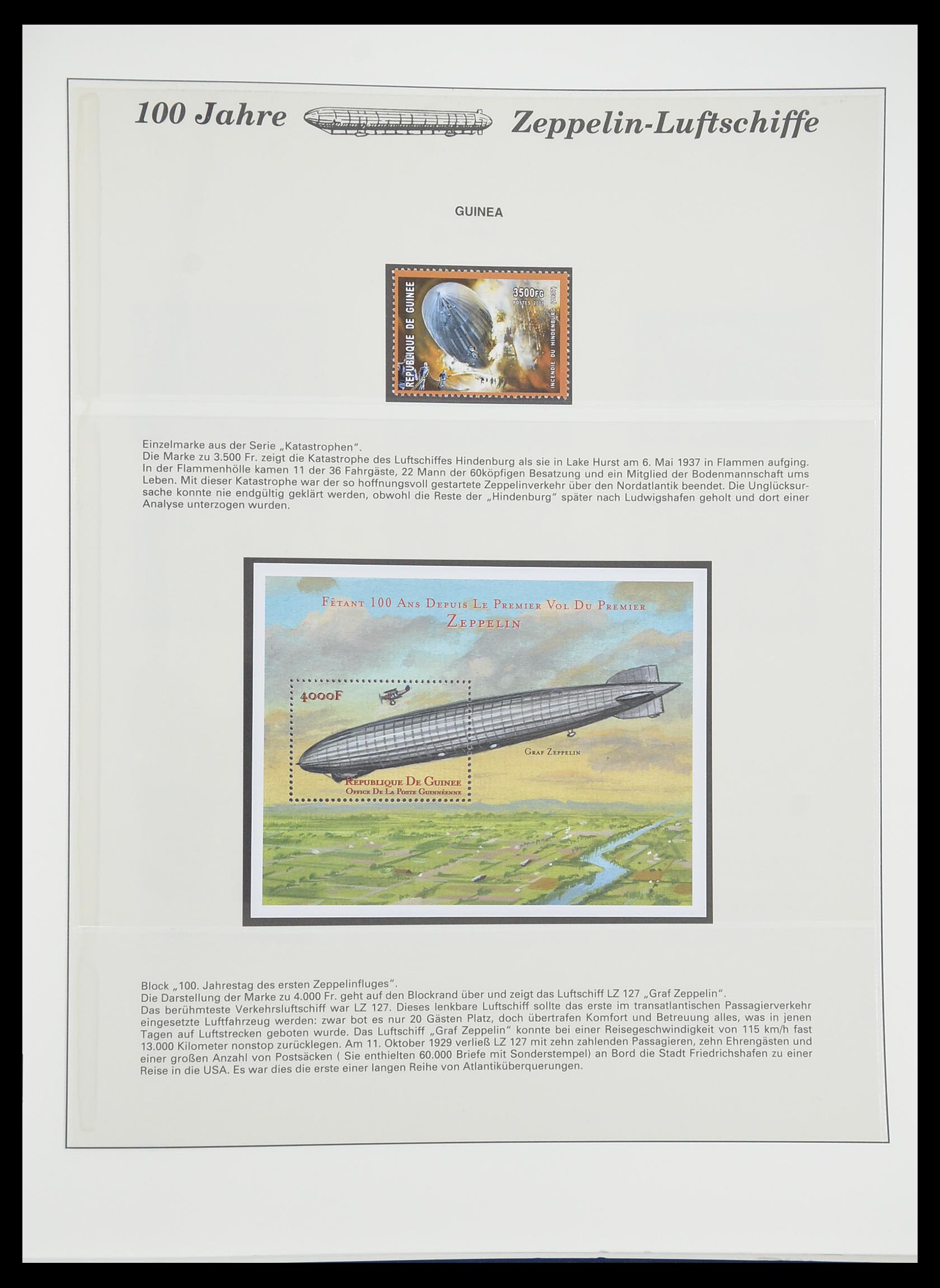 33307 849 - Postzegelverzameling 33307 Motief Zeppelin 1952-2010!