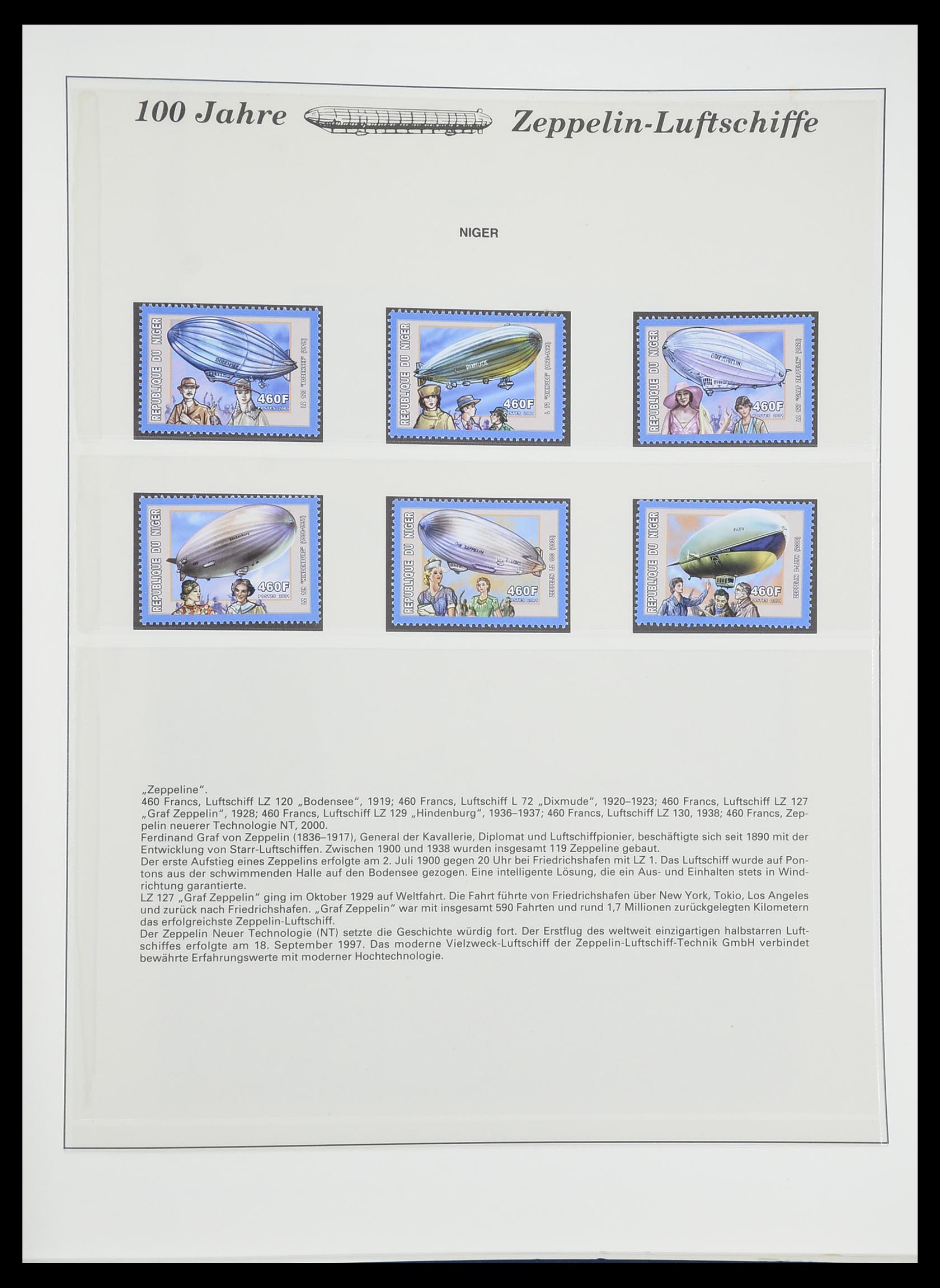 33307 850 - Postzegelverzameling 33307 Motief Zeppelin 1952-2010!