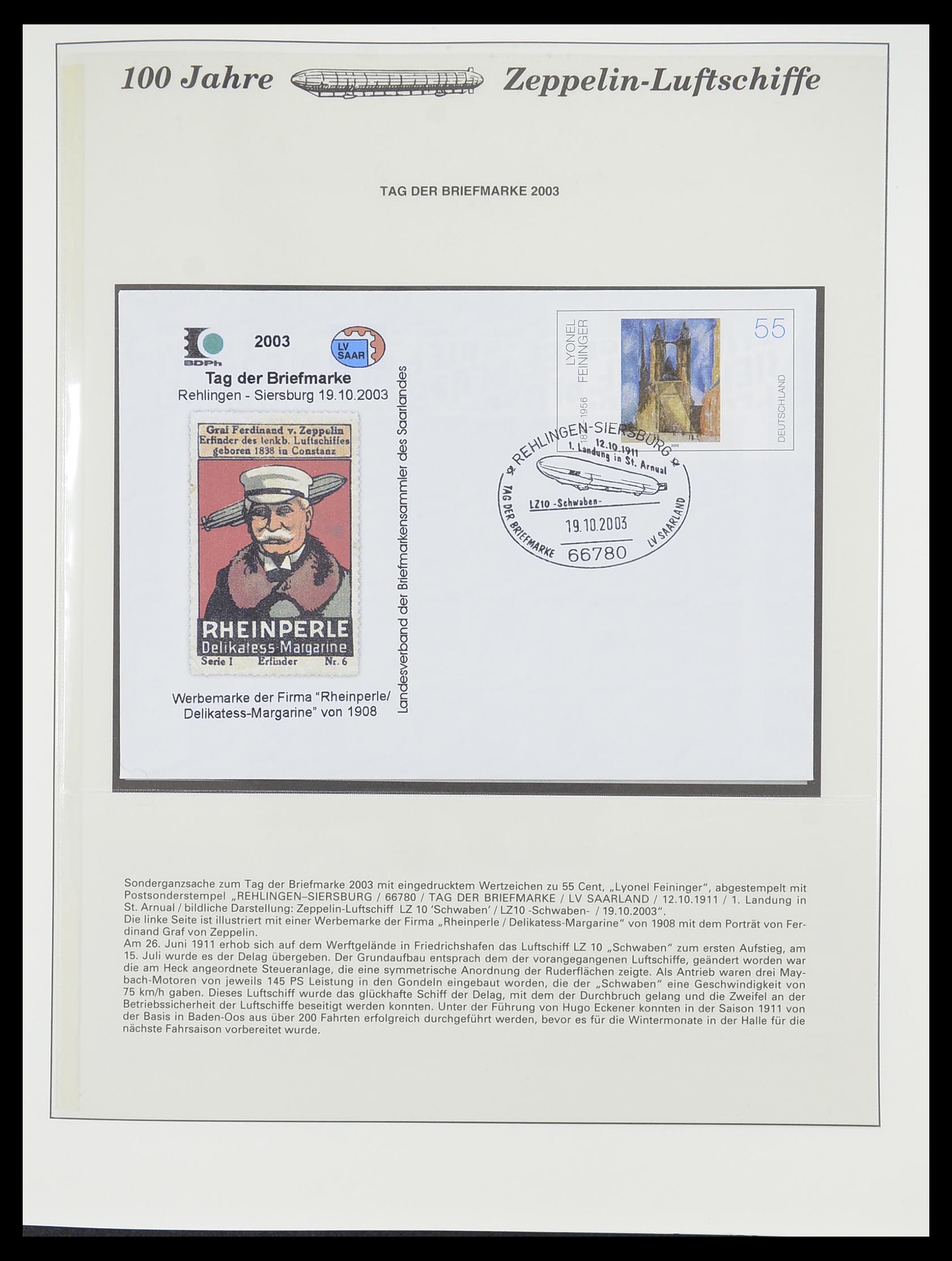33307 862 - Postzegelverzameling 33307 Motief Zeppelin 1952-2010!