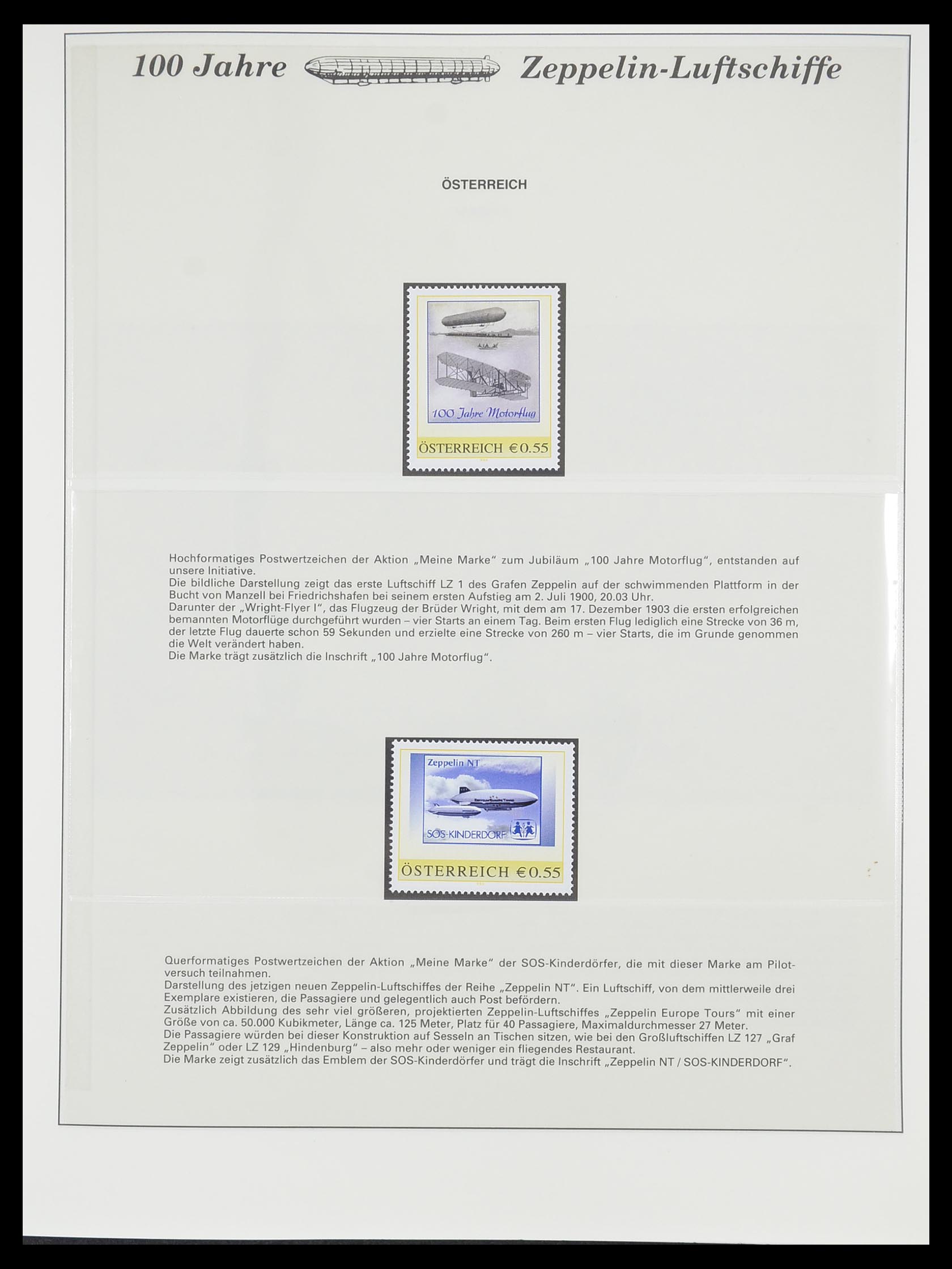 33307 867 - Postzegelverzameling 33307 Motief Zeppelin 1952-2010!