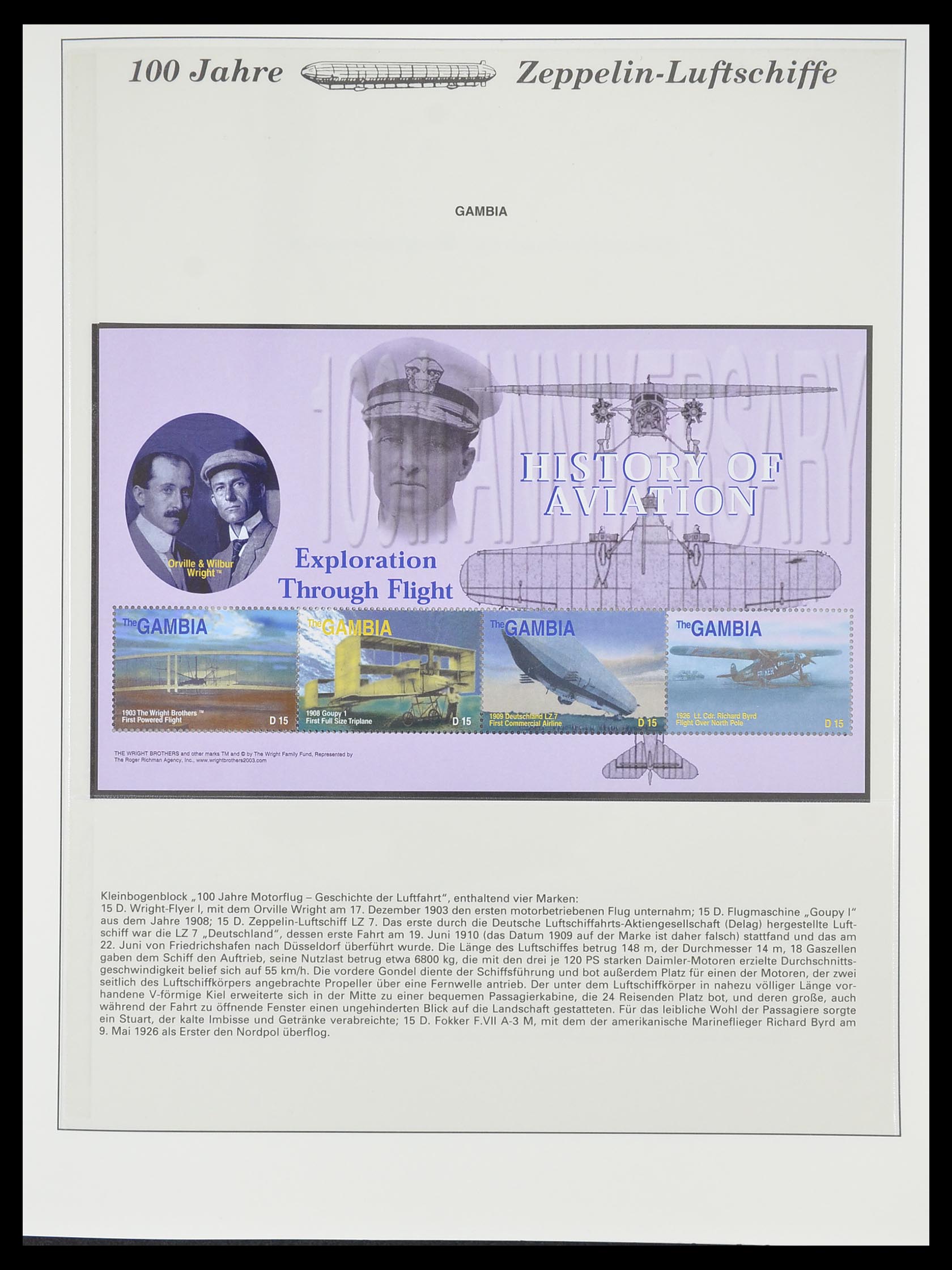 33307 868 - Postzegelverzameling 33307 Motief Zeppelin 1952-2010!