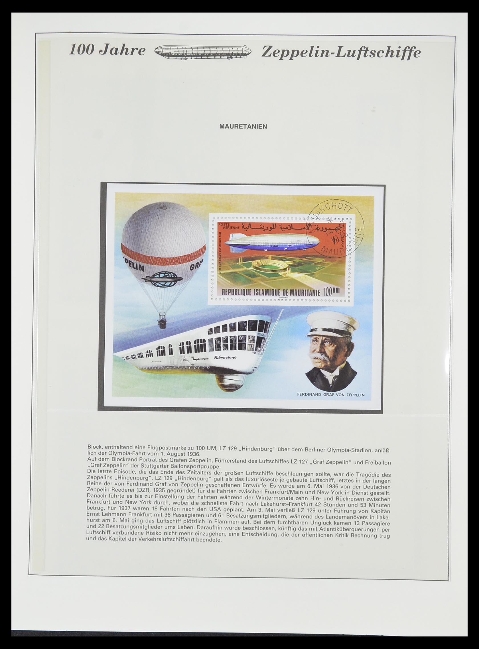 33307 877 - Postzegelverzameling 33307 Motief Zeppelin 1952-2010!