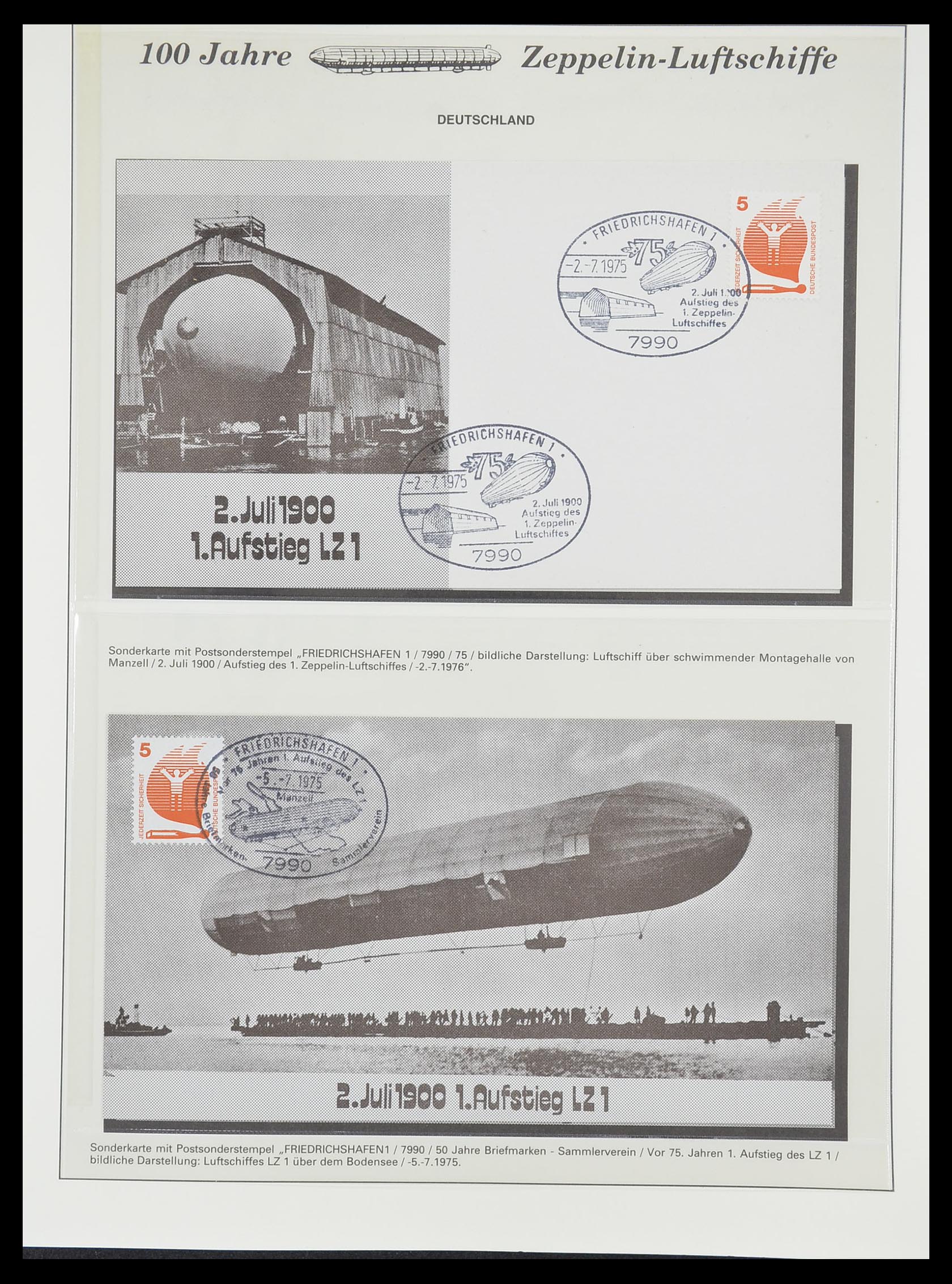 33307 879 - Stamp collection 33307 Thematic Zeppelin 1952-2010!