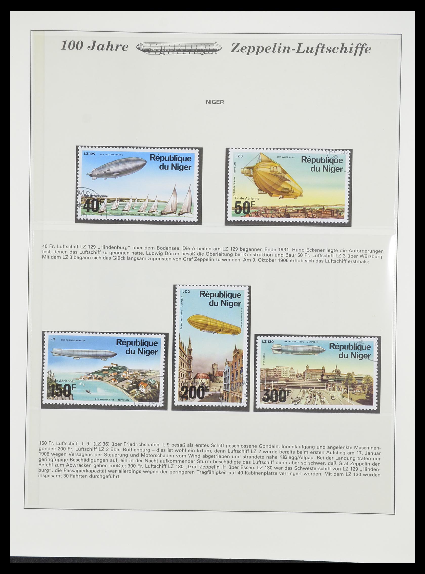 33307 881 - Stamp collection 33307 Thematic Zeppelin 1952-2010!