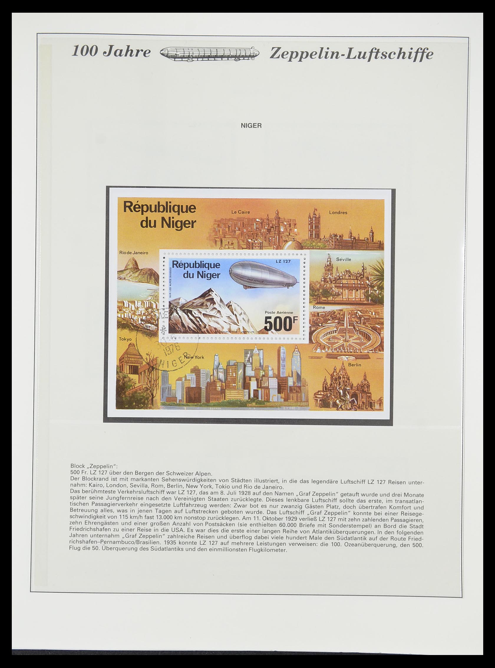 33307 882 - Postzegelverzameling 33307 Motief Zeppelin 1952-2010!