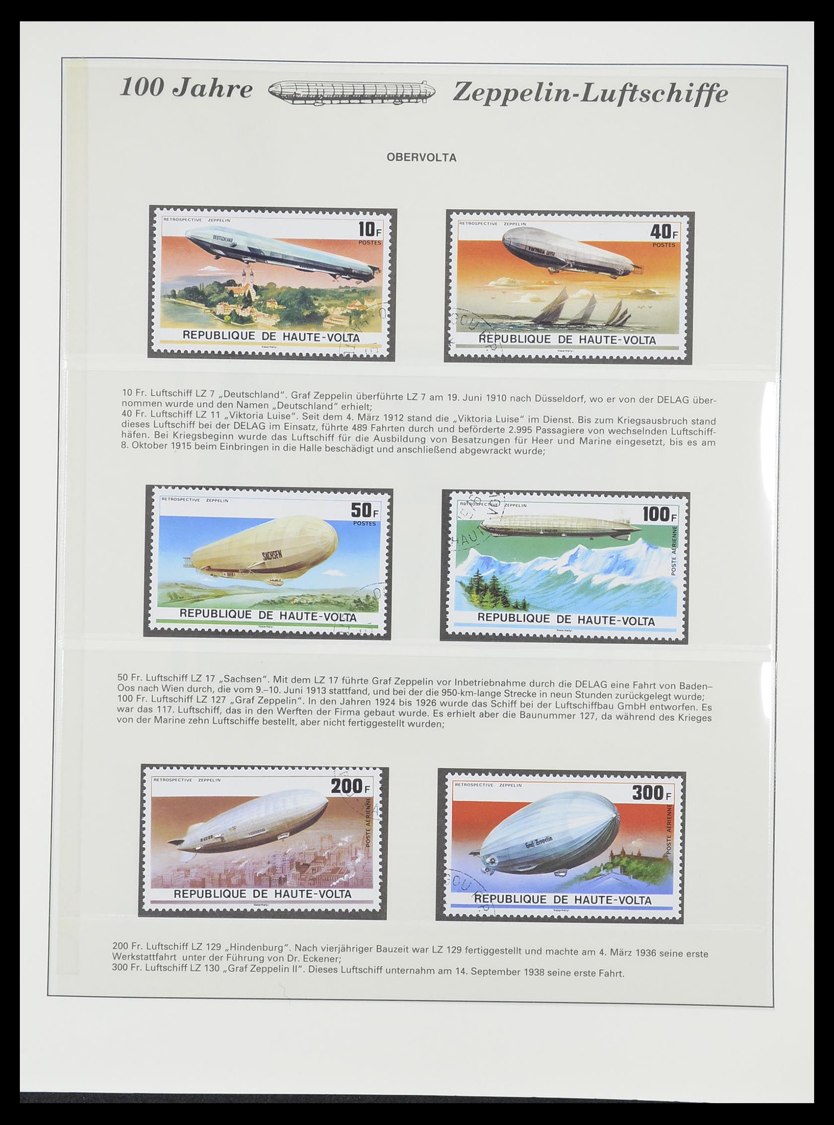33307 883 - Postzegelverzameling 33307 Motief Zeppelin 1952-2010!