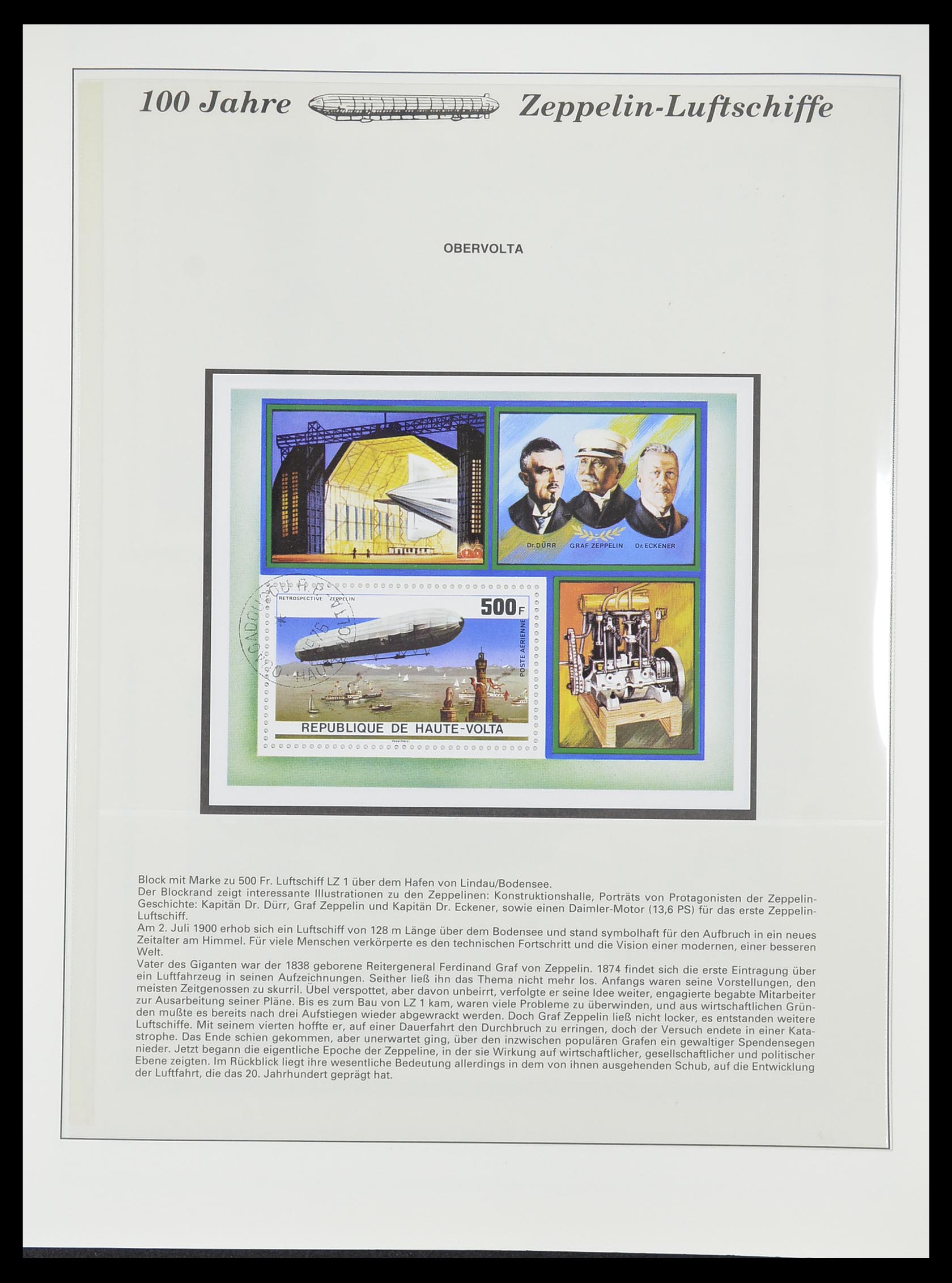 33307 884 - Stamp collection 33307 Thematic Zeppelin 1952-2010!