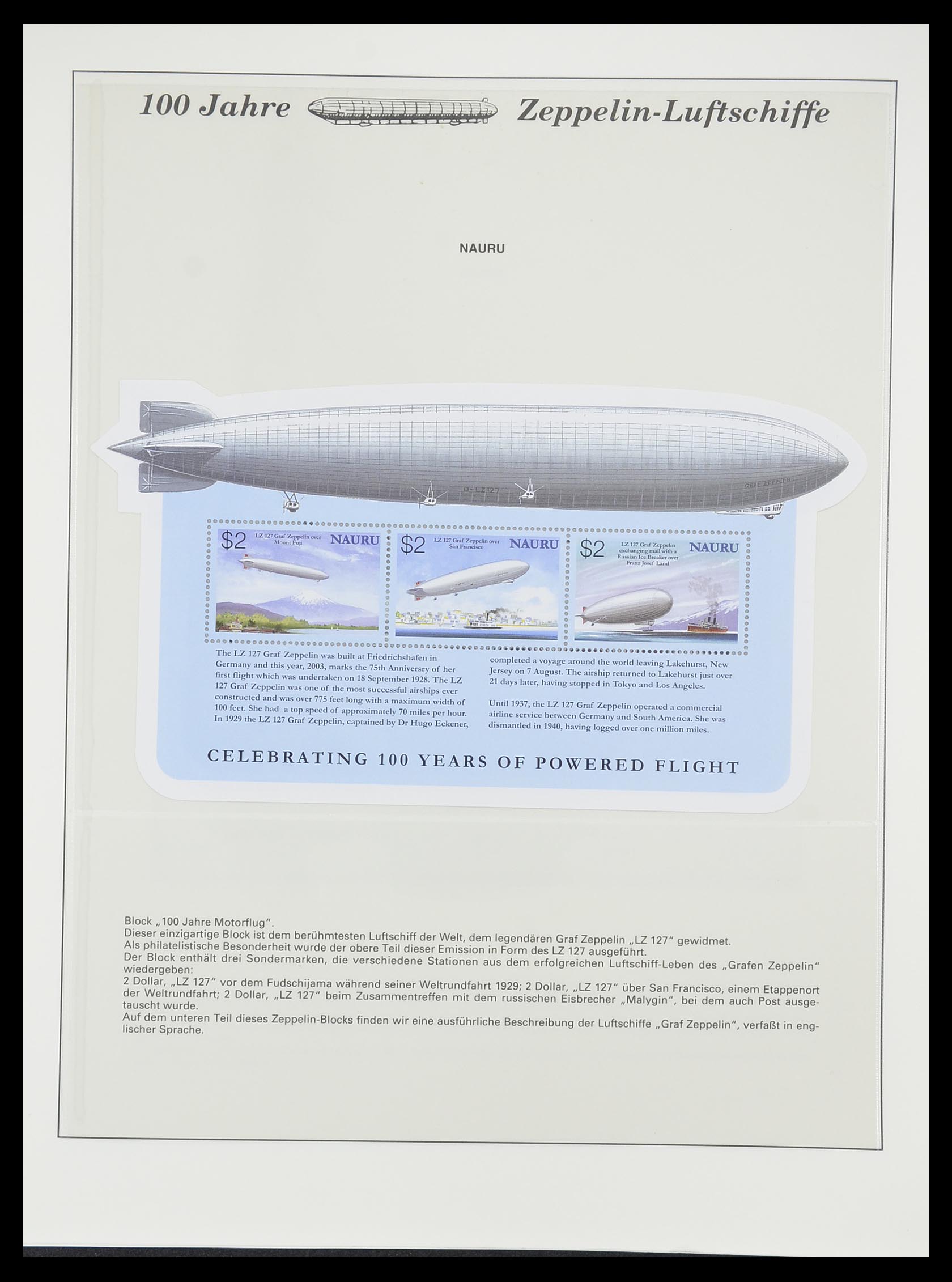 33307 888 - Postzegelverzameling 33307 Motief Zeppelin 1952-2010!