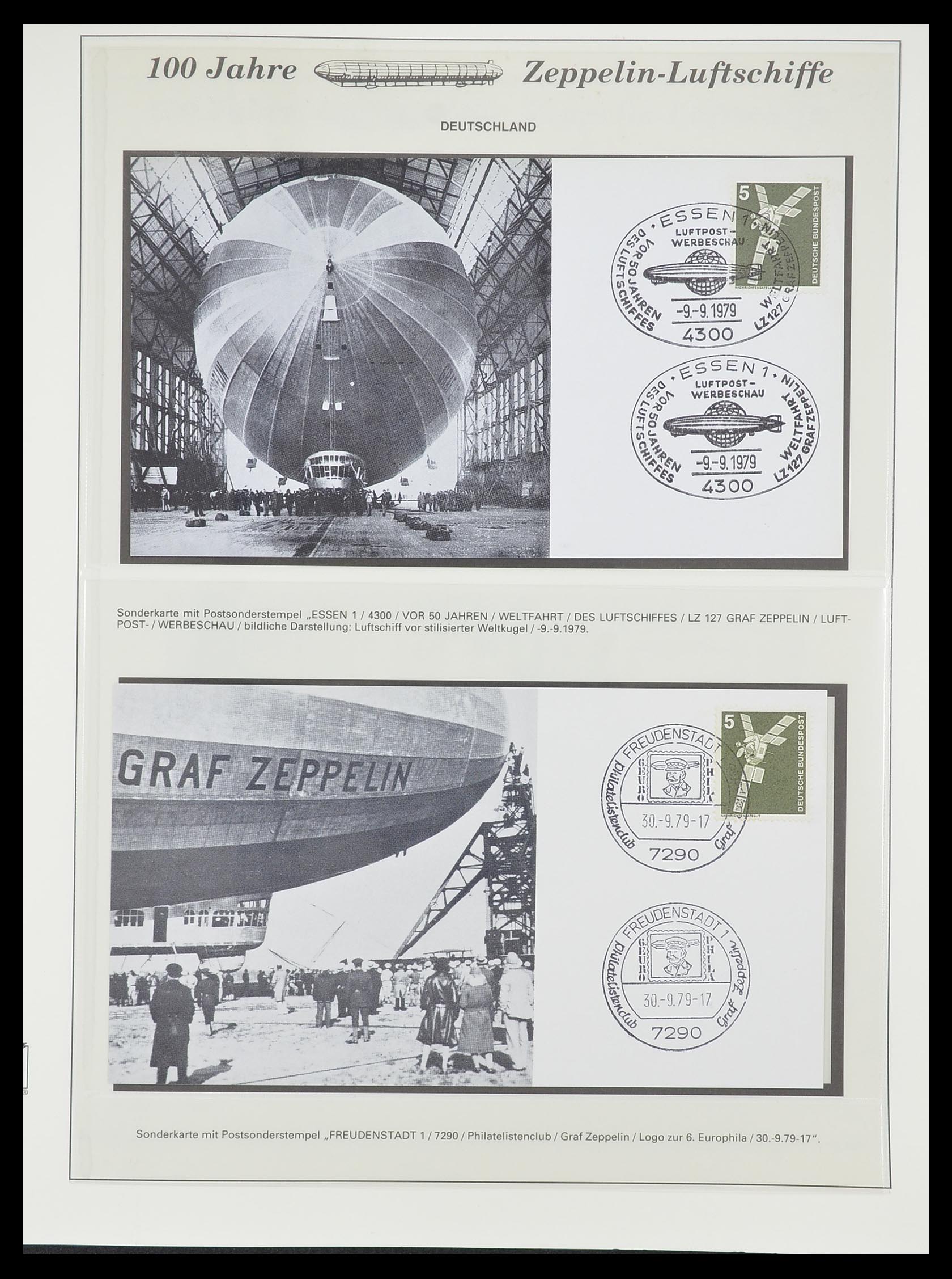33307 892 - Postzegelverzameling 33307 Motief Zeppelin 1952-2010!
