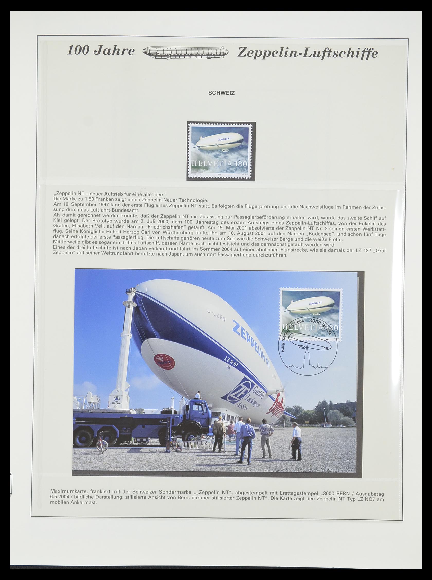 33307 893 - Postzegelverzameling 33307 Motief Zeppelin 1952-2010!