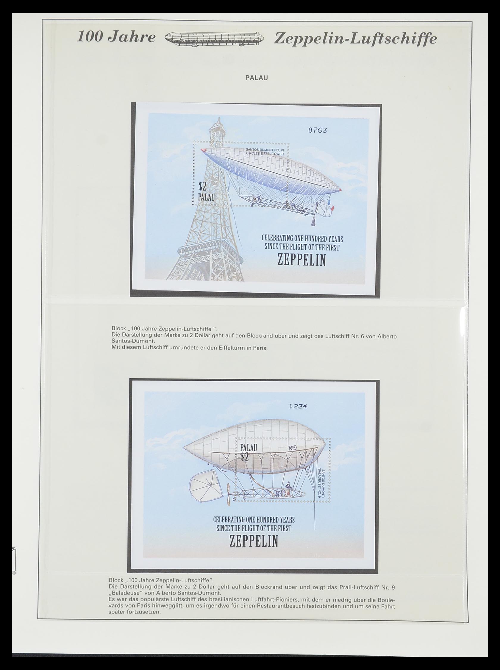 33307 894 - Postzegelverzameling 33307 Motief Zeppelin 1952-2010!