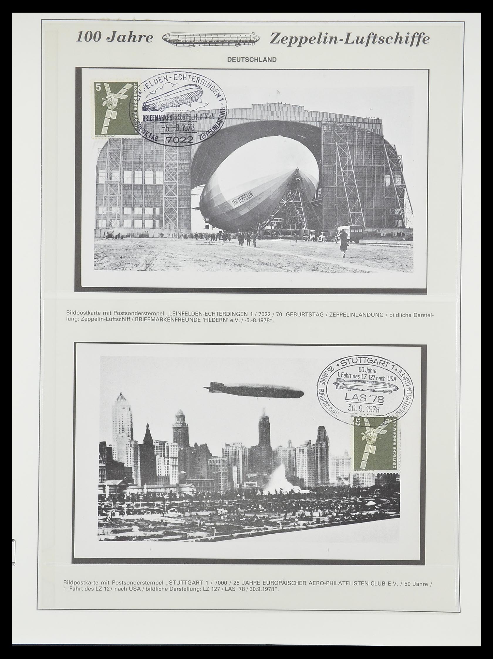 33307 896 - Postzegelverzameling 33307 Motief Zeppelin 1952-2010!