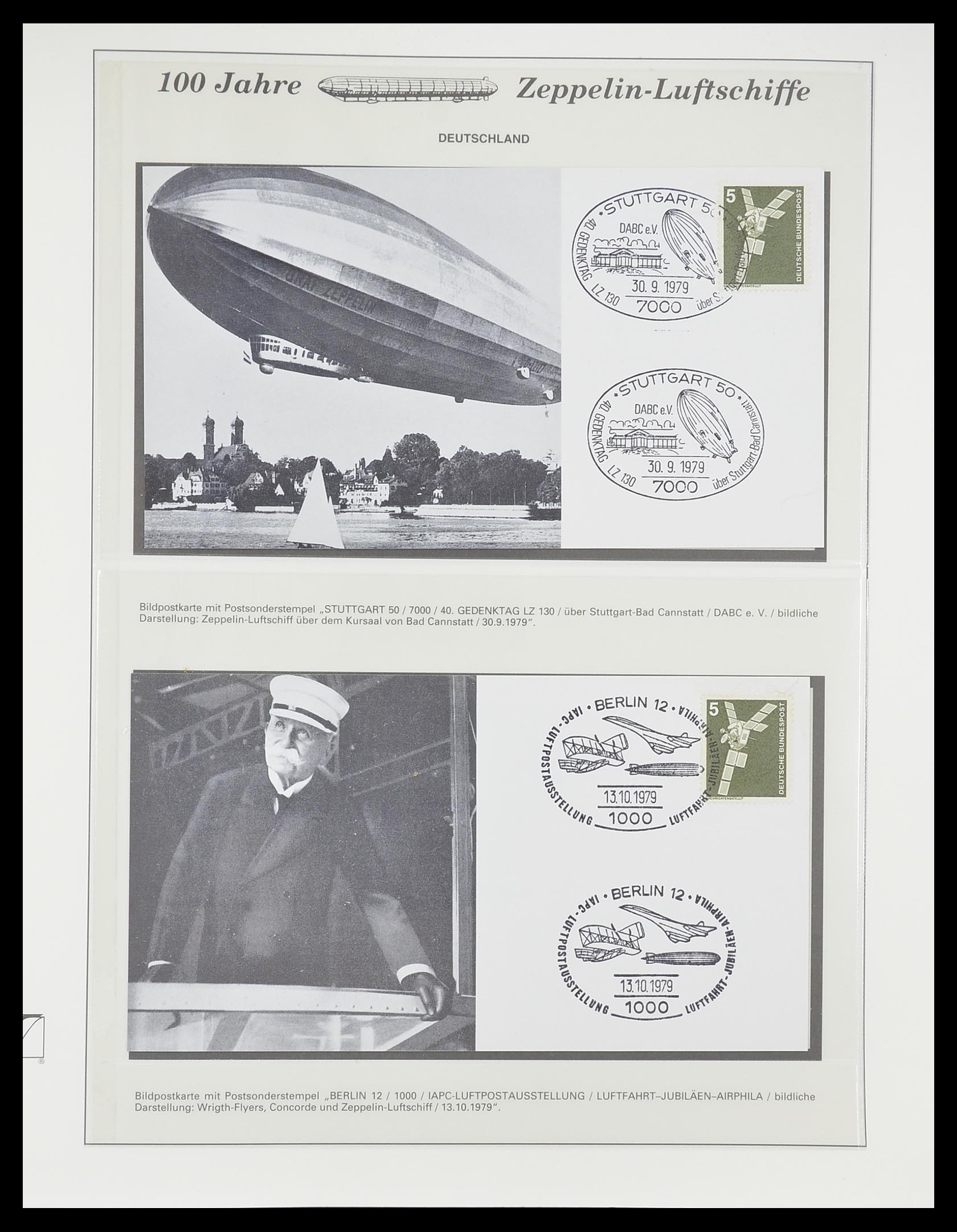 33307 899 - Postzegelverzameling 33307 Motief Zeppelin 1952-2010!