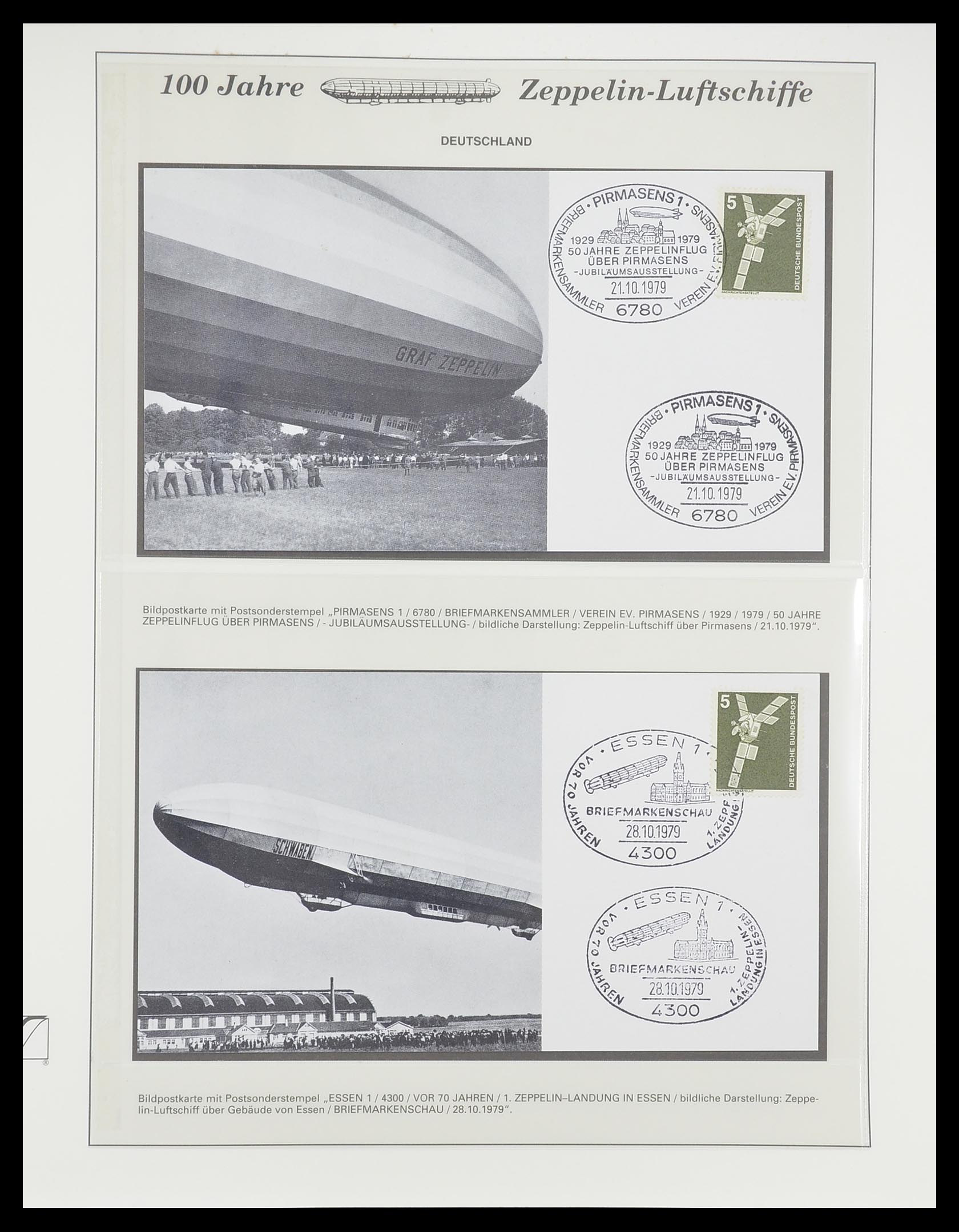 33307 900 - Postzegelverzameling 33307 Motief Zeppelin 1952-2010!