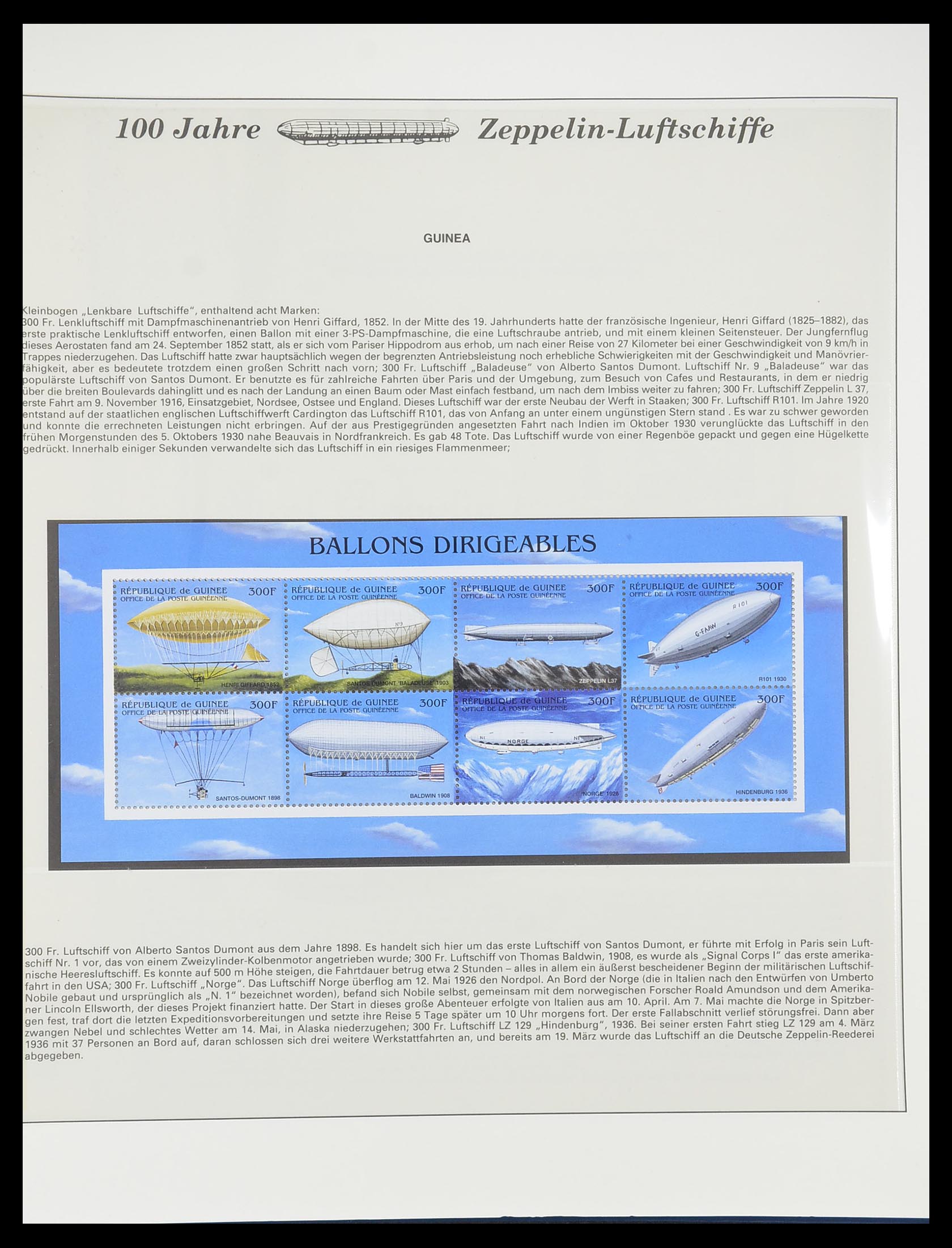 33307 907 - Postzegelverzameling 33307 Motief Zeppelin 1952-2010!