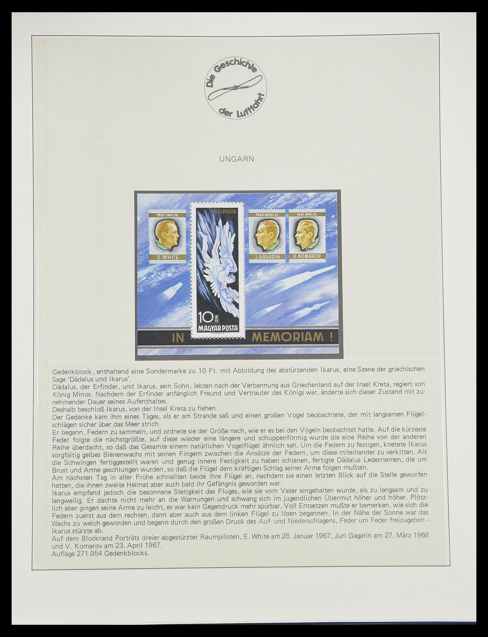 33308 0006 - Postzegelverzameling 33308 Motief luchtpost 1925-2012.
