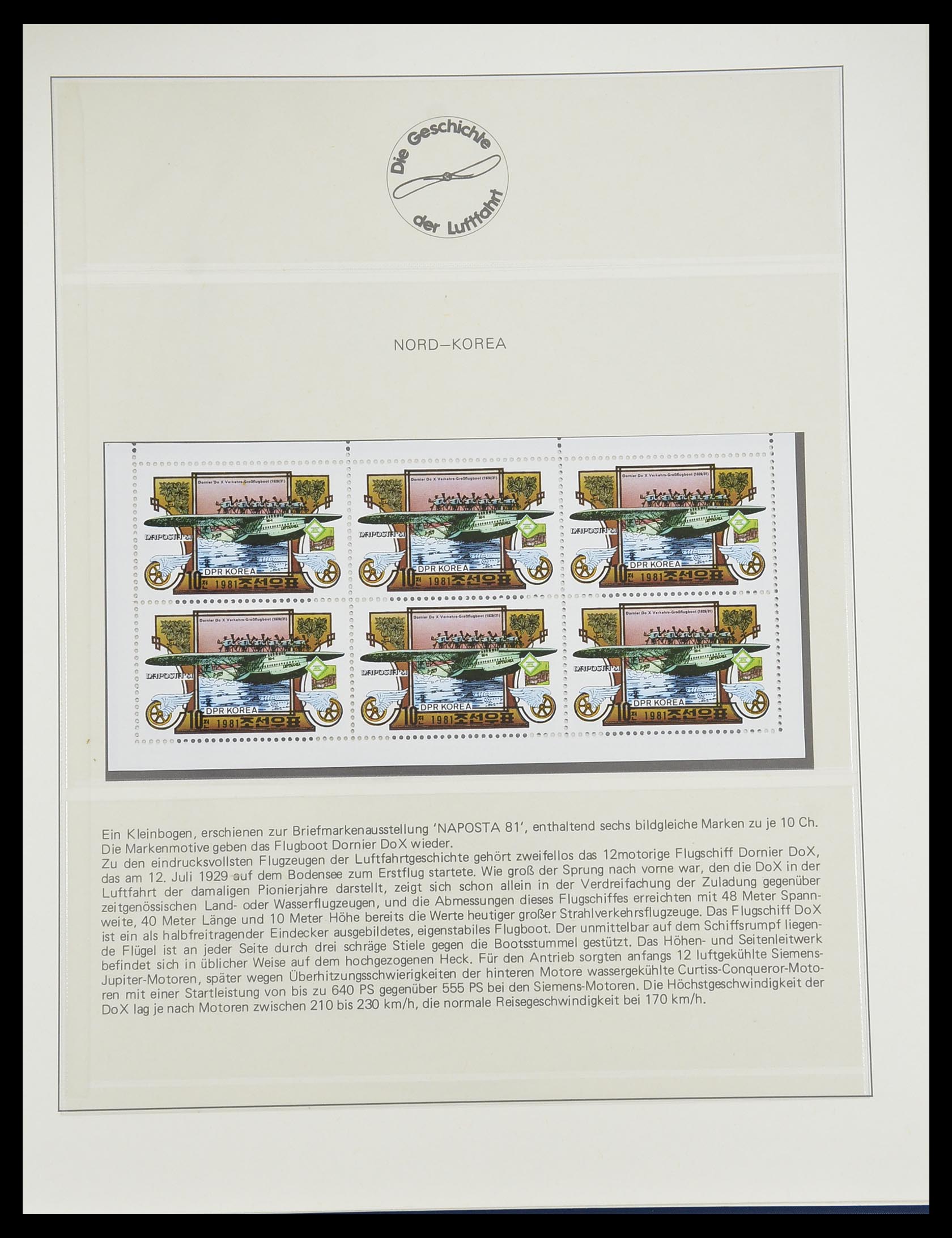 33308 0013 - Postzegelverzameling 33308 Motief luchtpost 1925-2012.
