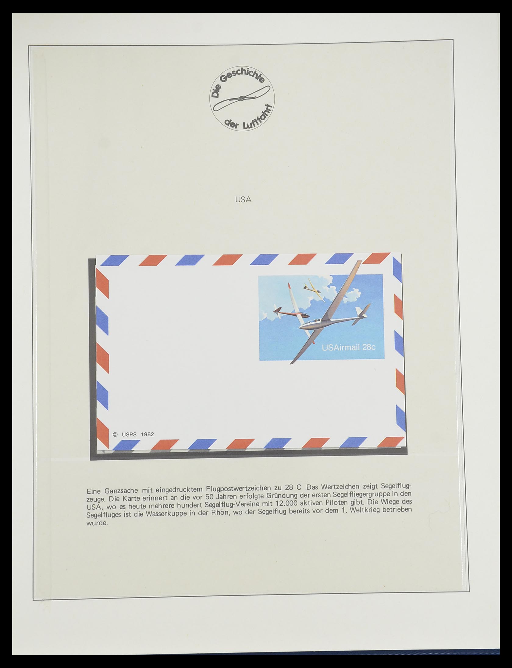33308 0016 - Postzegelverzameling 33308 Motief luchtpost 1925-2012.