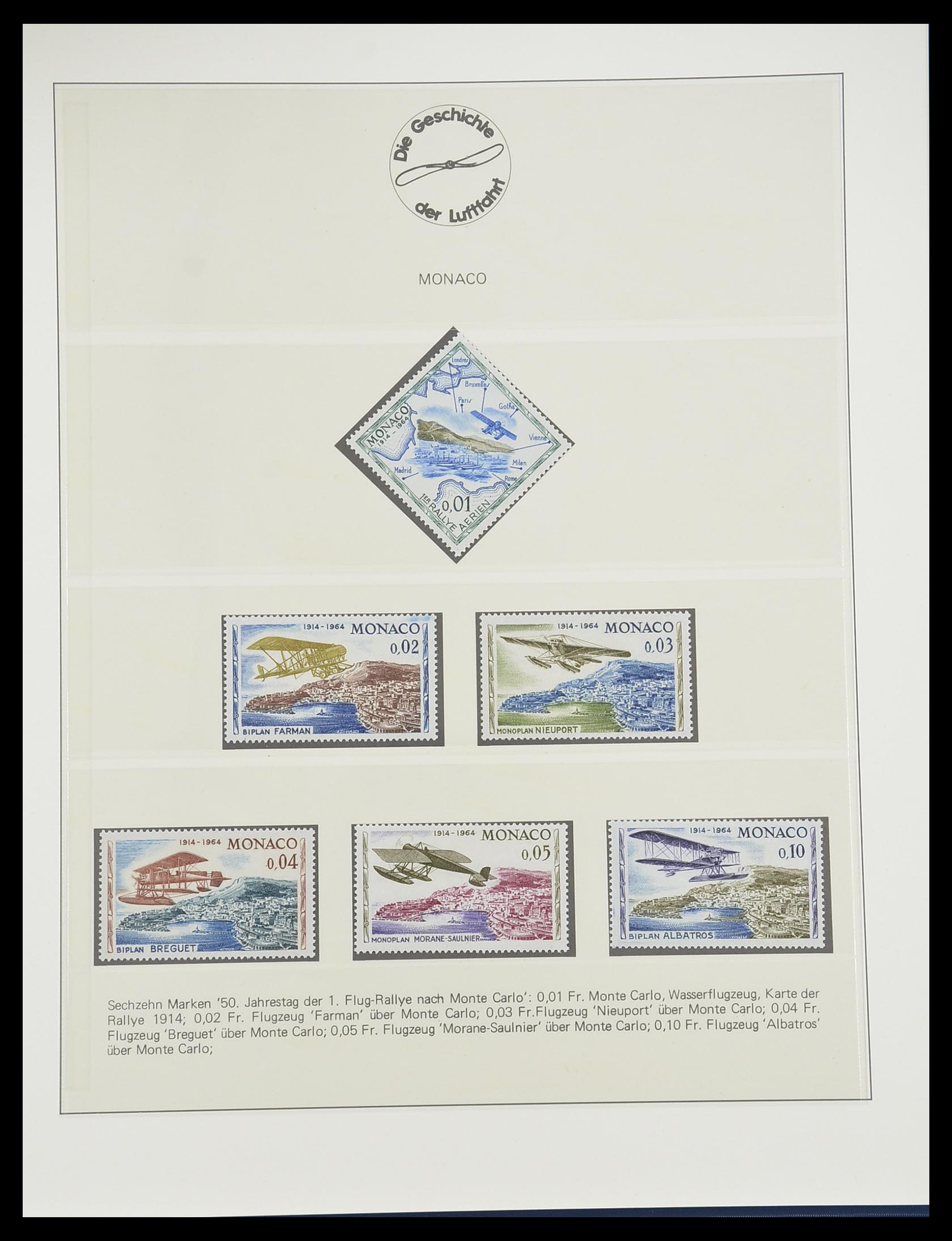 33308 0017 - Postzegelverzameling 33308 Motief luchtpost 1925-2012.