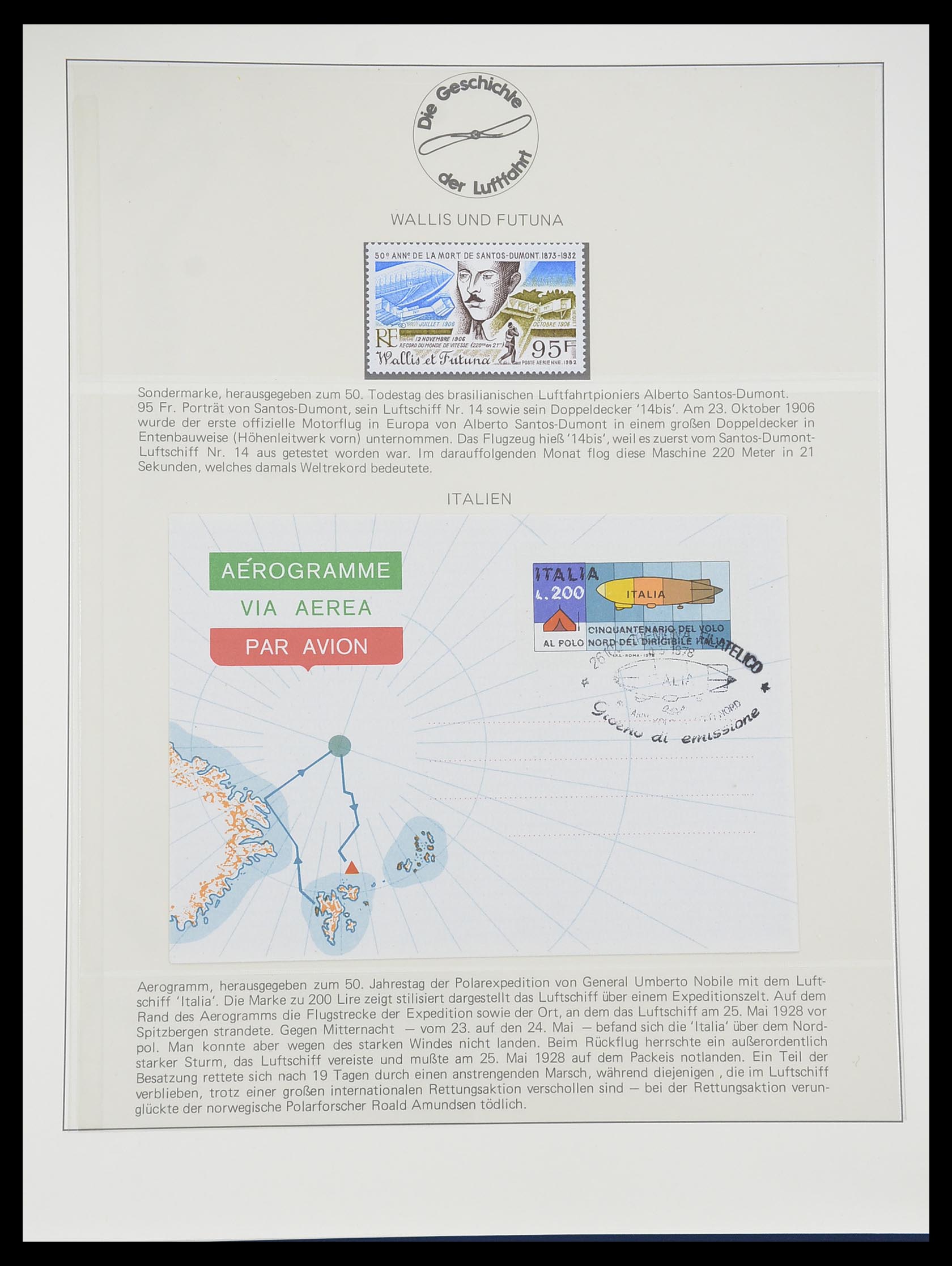 33308 0035 - Stamp collection 33308 Thematic airmail 1925-2012.