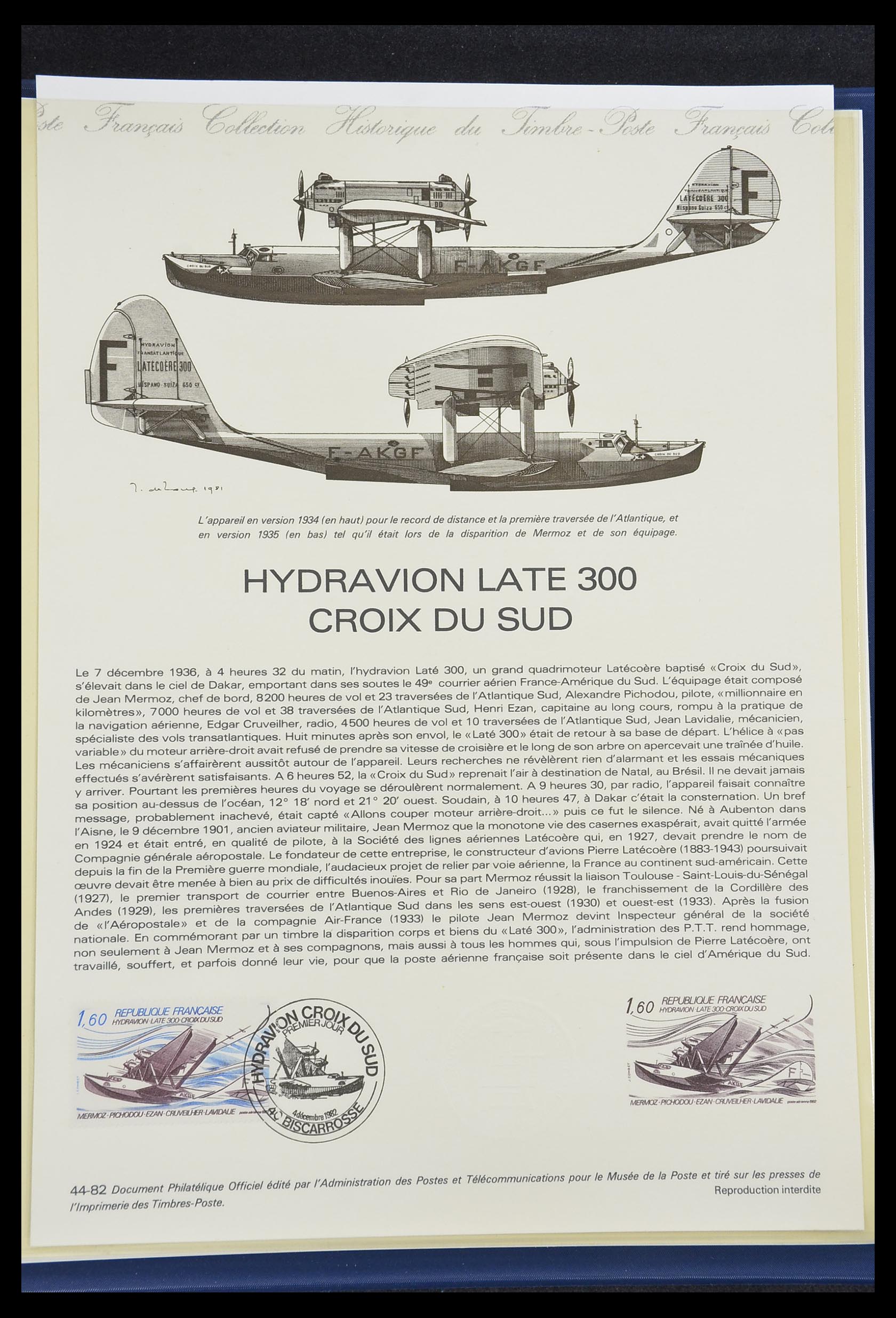33308 0043 - Postzegelverzameling 33308 Motief luchtpost 1925-2012.