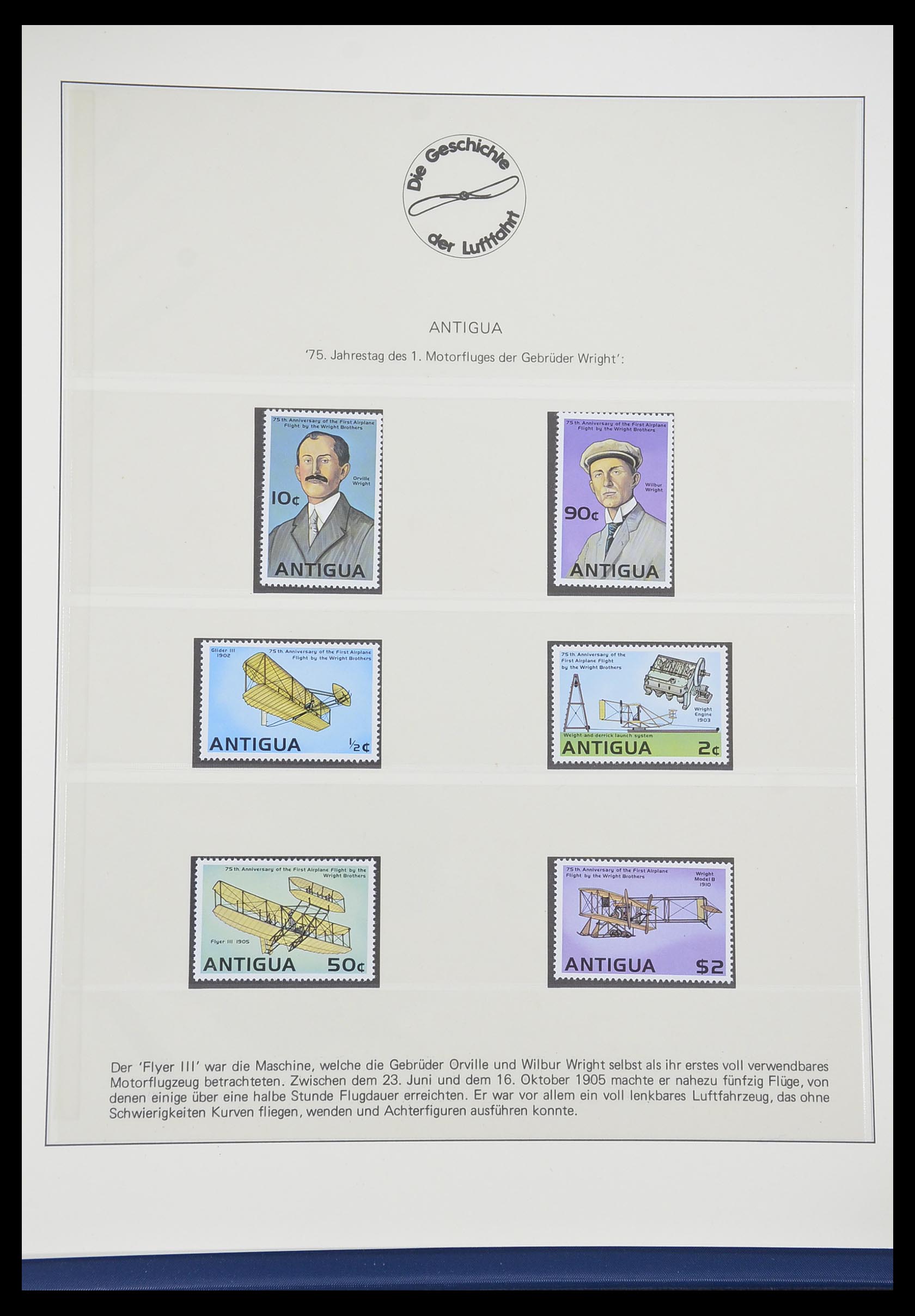 33308 0047 - Postzegelverzameling 33308 Motief luchtpost 1925-2012.