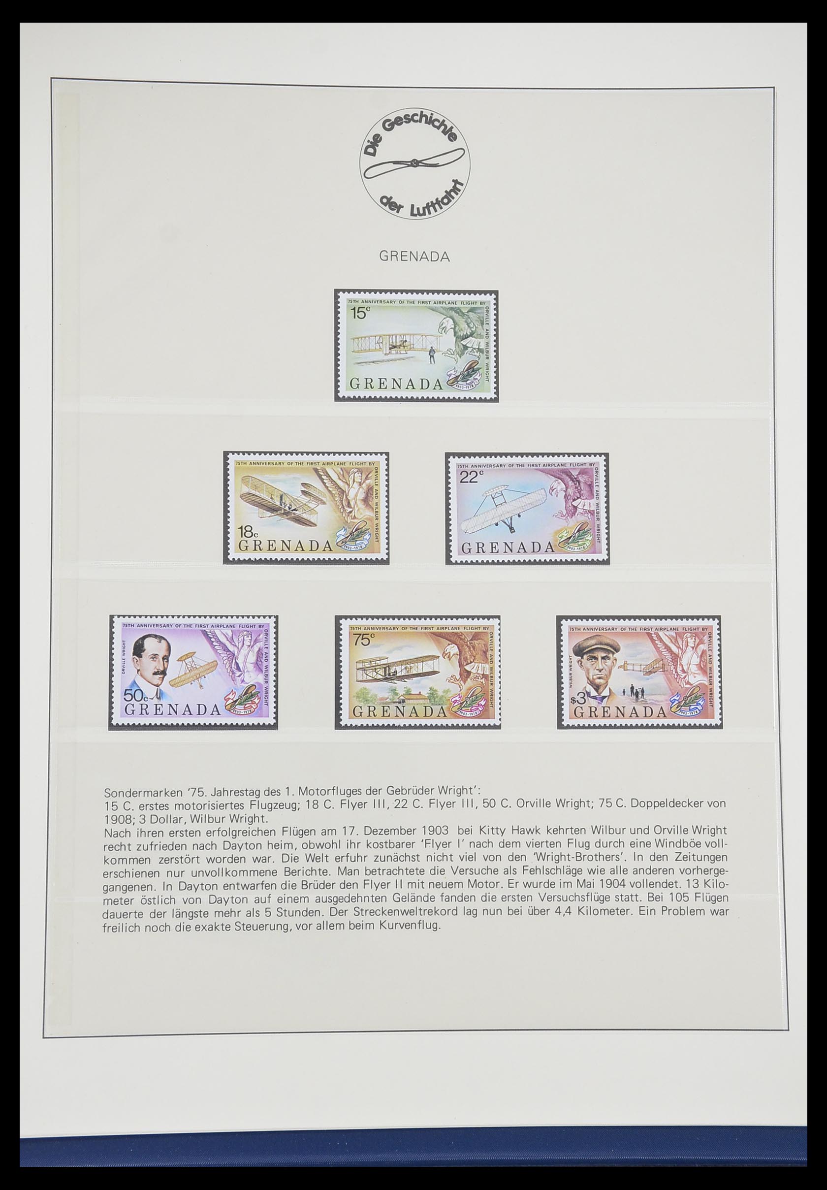 33308 0049 - Postzegelverzameling 33308 Motief luchtpost 1925-2012.