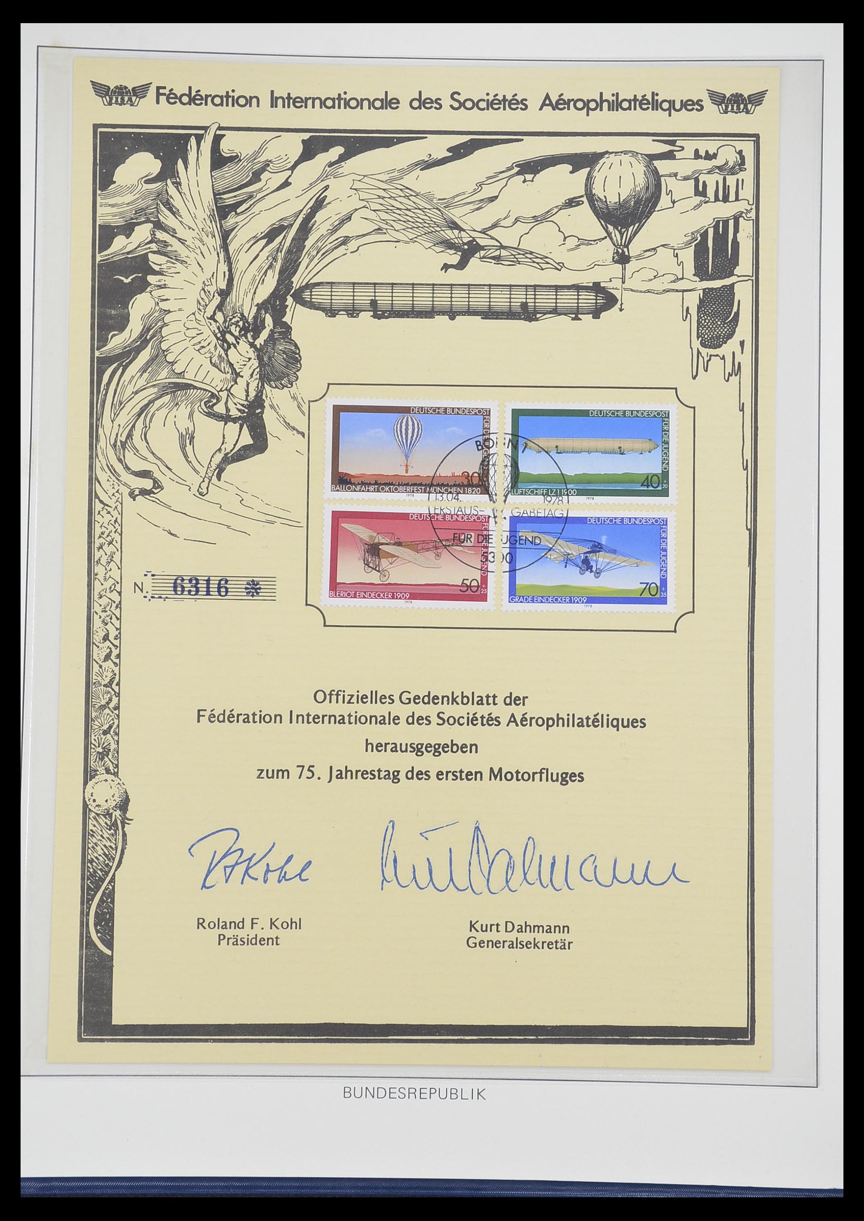33308 0051 - Postzegelverzameling 33308 Motief luchtpost 1925-2012.