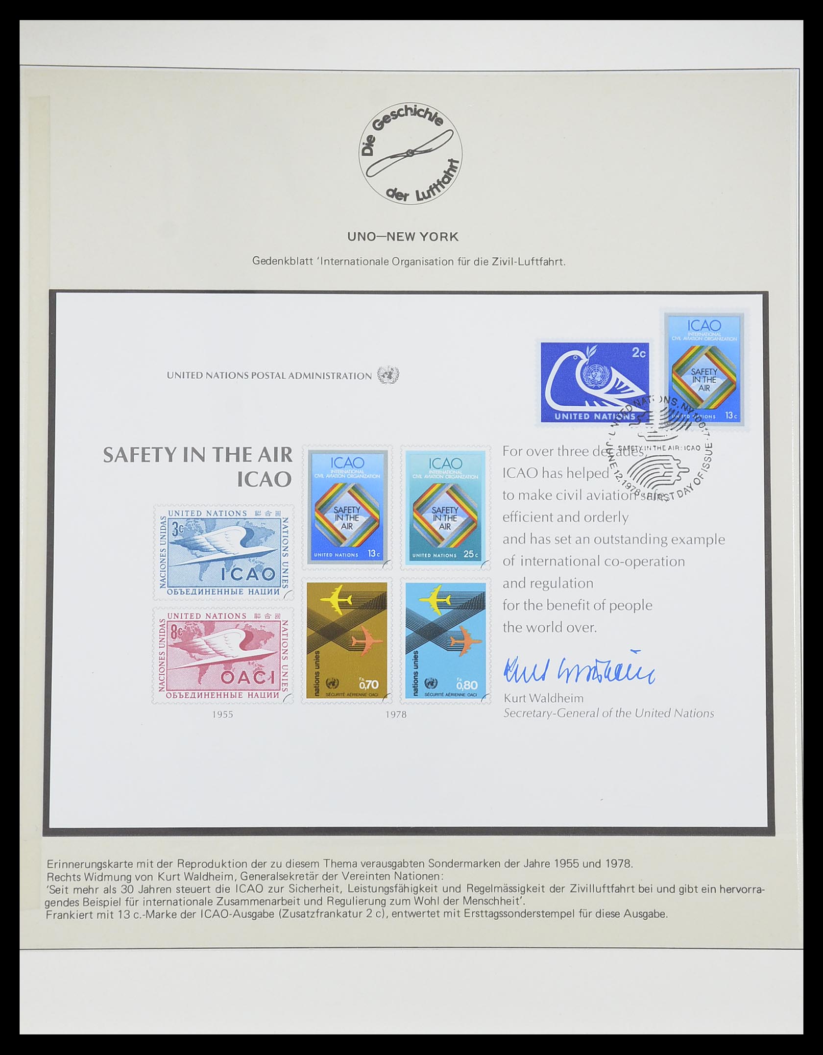 33308 0070 - Postzegelverzameling 33308 Motief luchtpost 1925-2012.