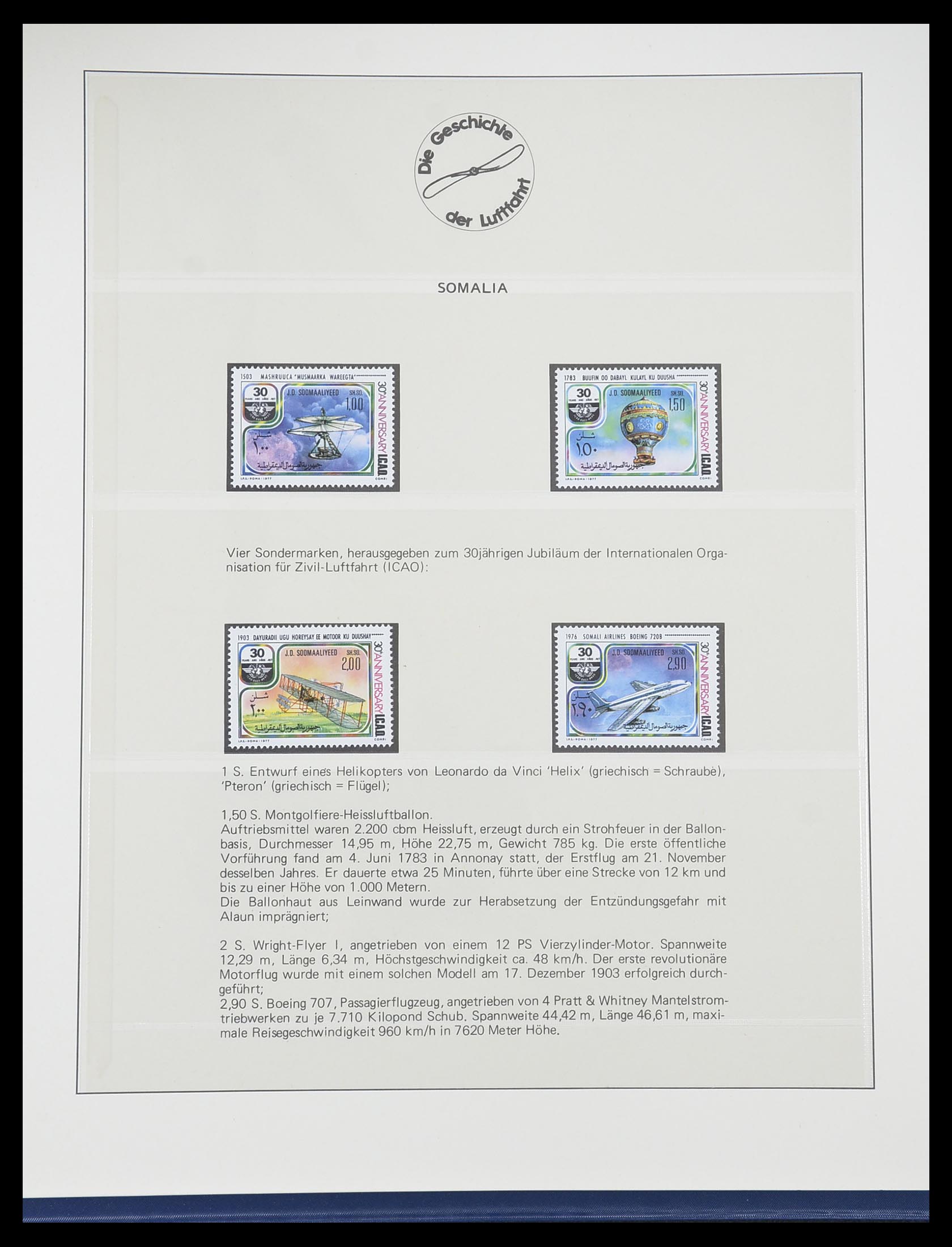 33308 0071 - Stamp collection 33308 Thematic airmail 1925-2012.