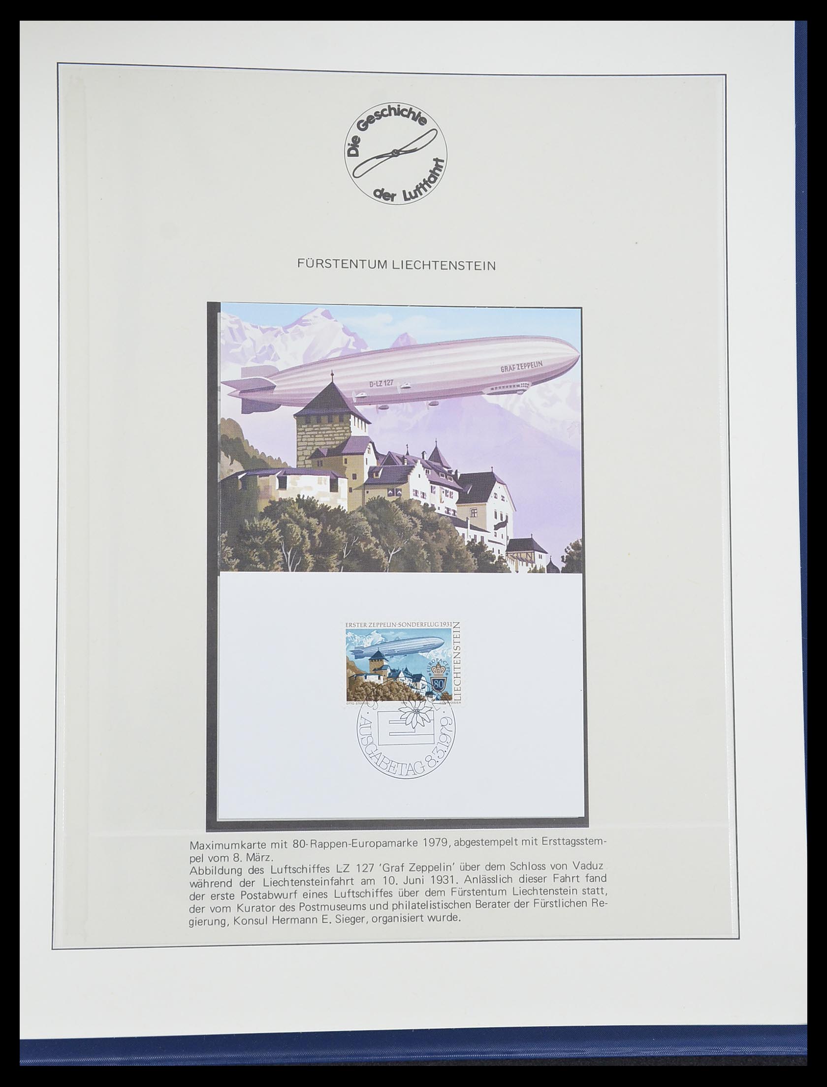 33308 0093 - Postzegelverzameling 33308 Motief luchtpost 1925-2012.