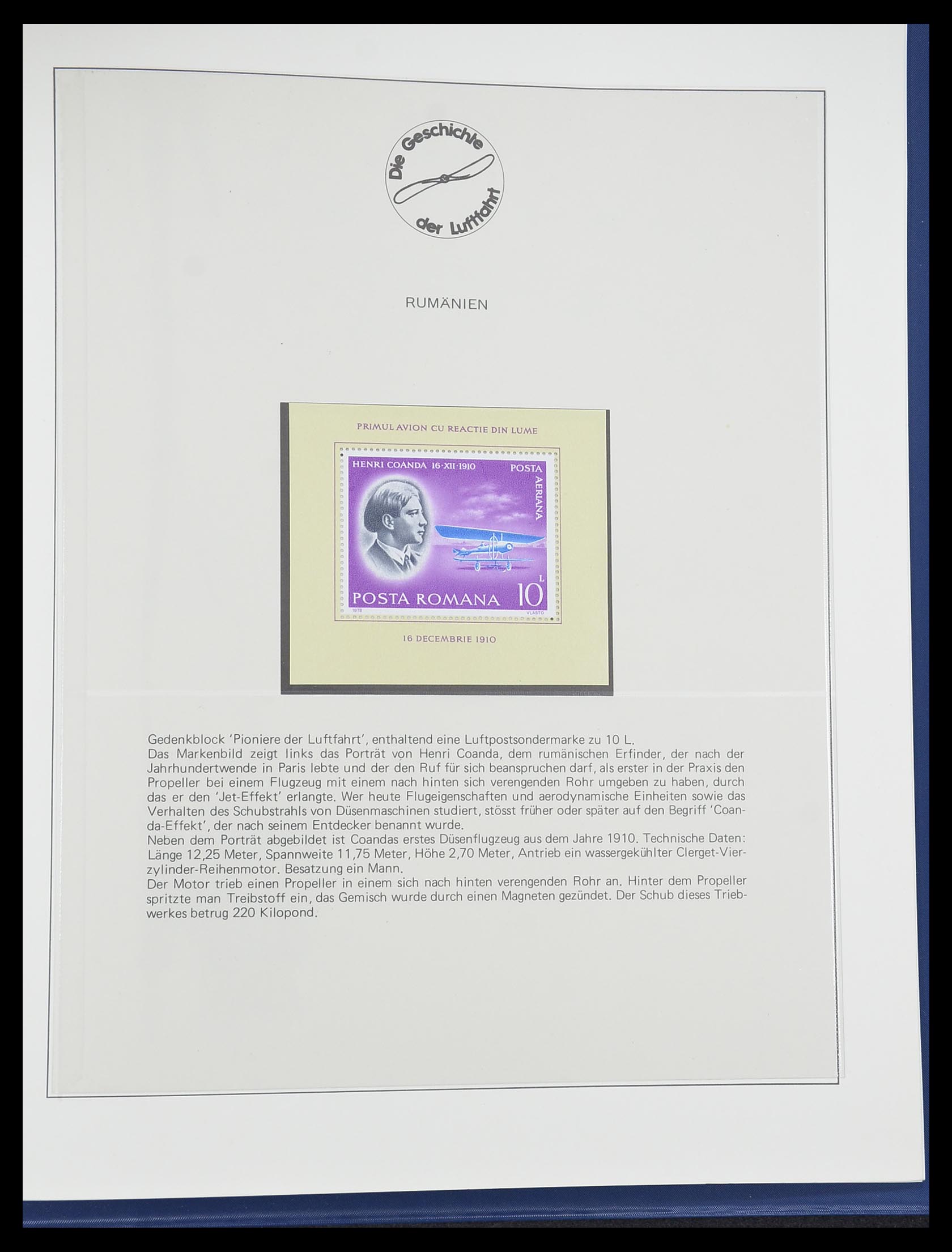33308 0095 - Postzegelverzameling 33308 Motief luchtpost 1925-2012.