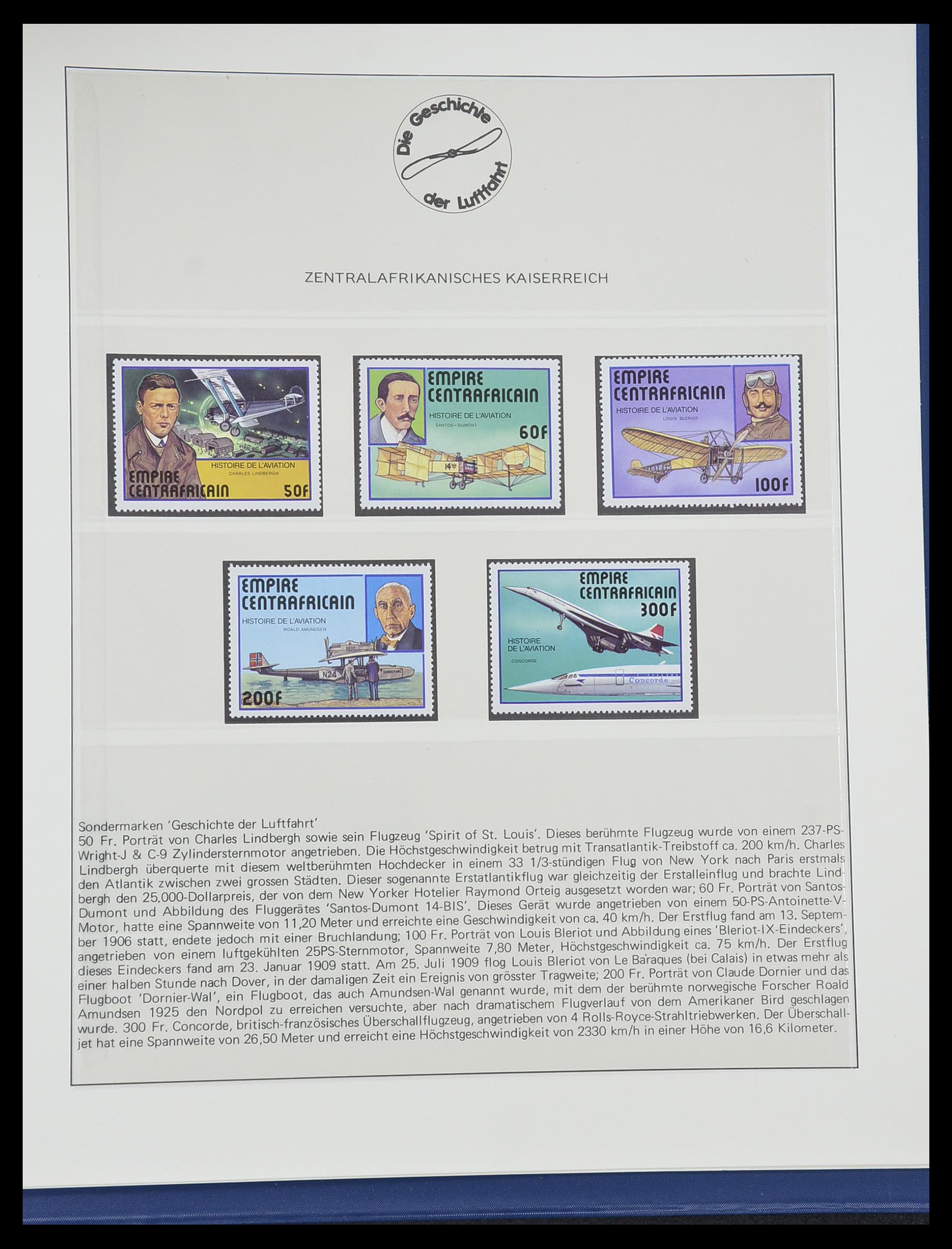 33308 0098 - Stamp collection 33308 Thematic airmail 1925-2012.