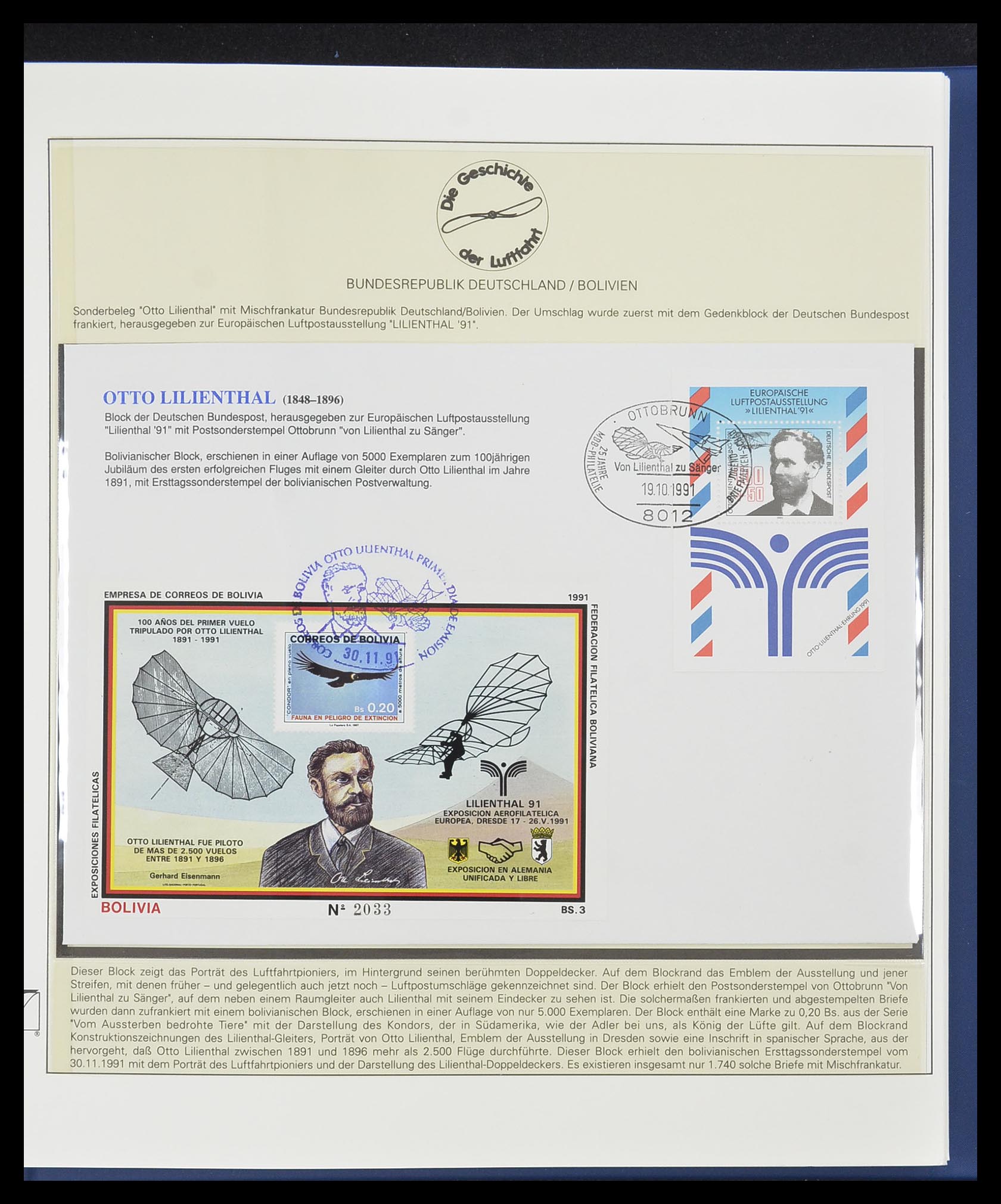 33308 1014 - Stamp collection 33308 Thematic airmail 1925-2012.