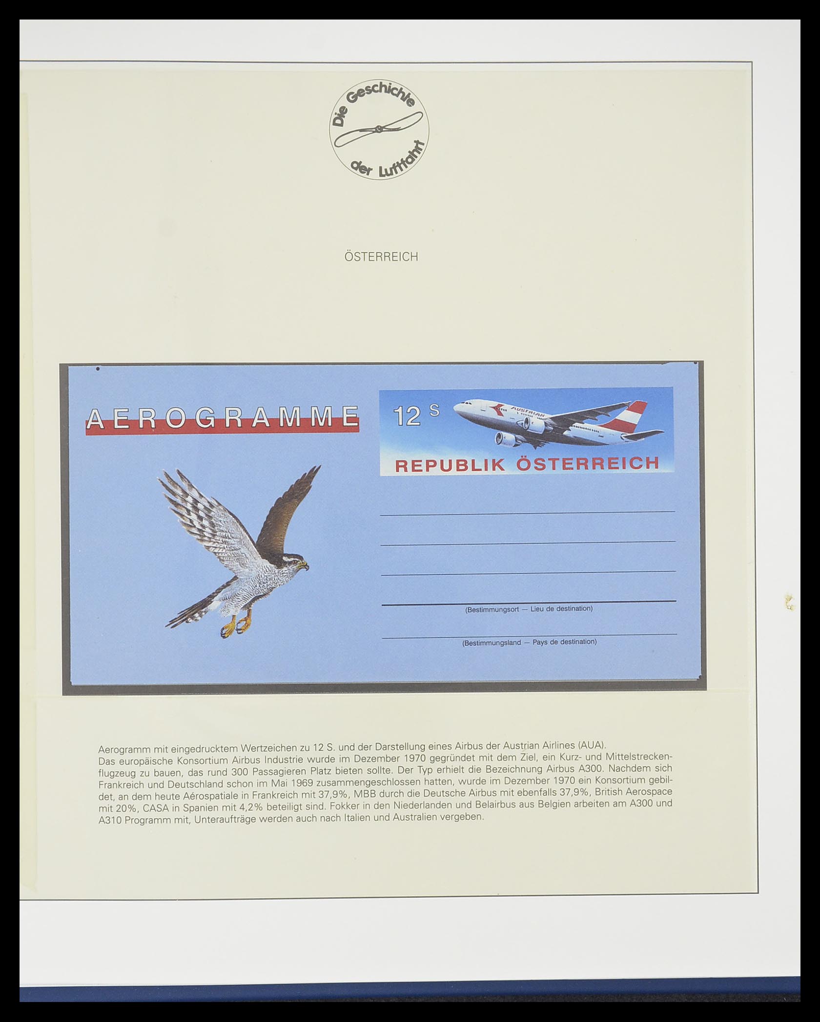 33308 1023 - Postzegelverzameling 33308 Motief luchtpost 1925-2012.