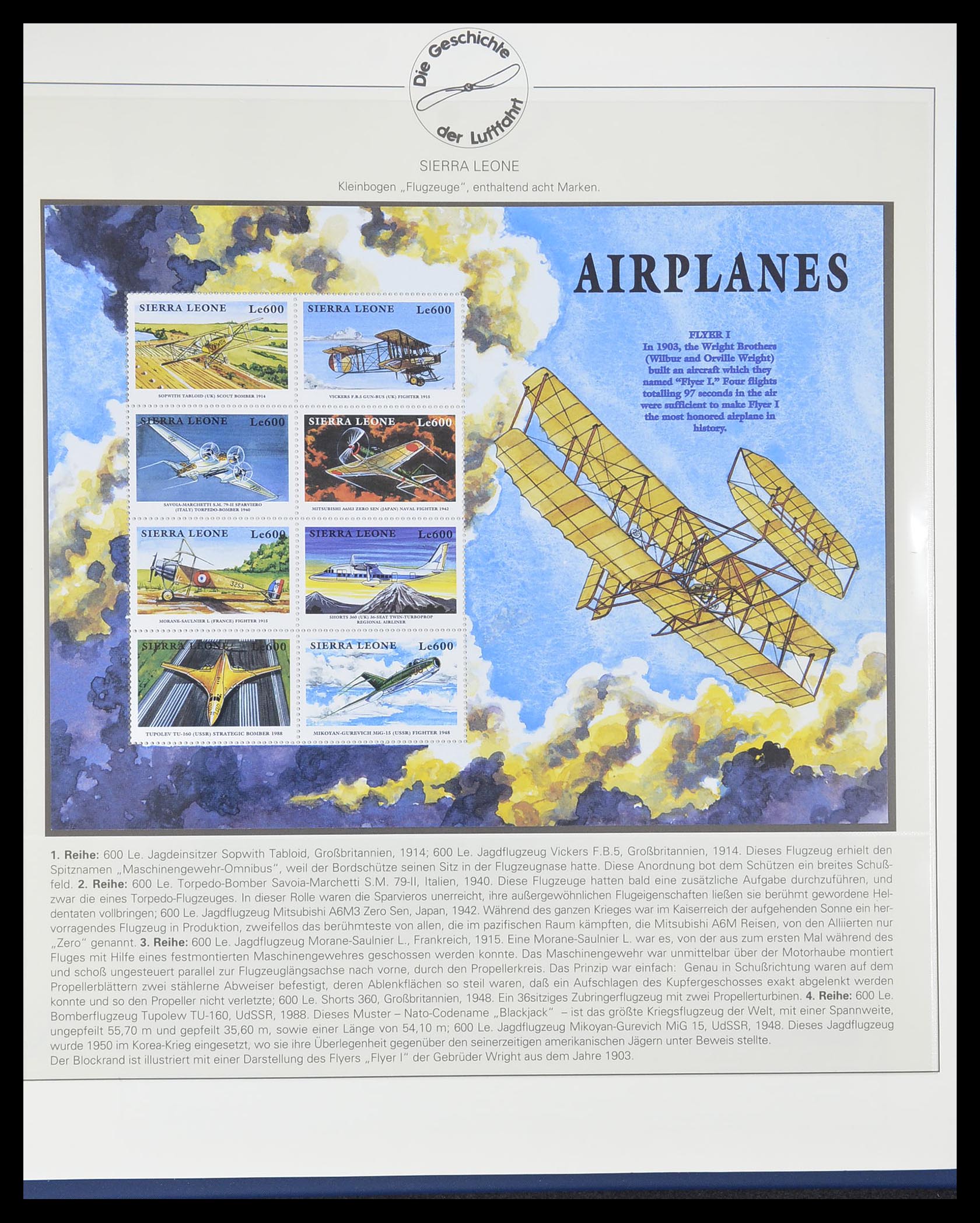 33308 1033 - Postzegelverzameling 33308 Motief luchtpost 1925-2012.