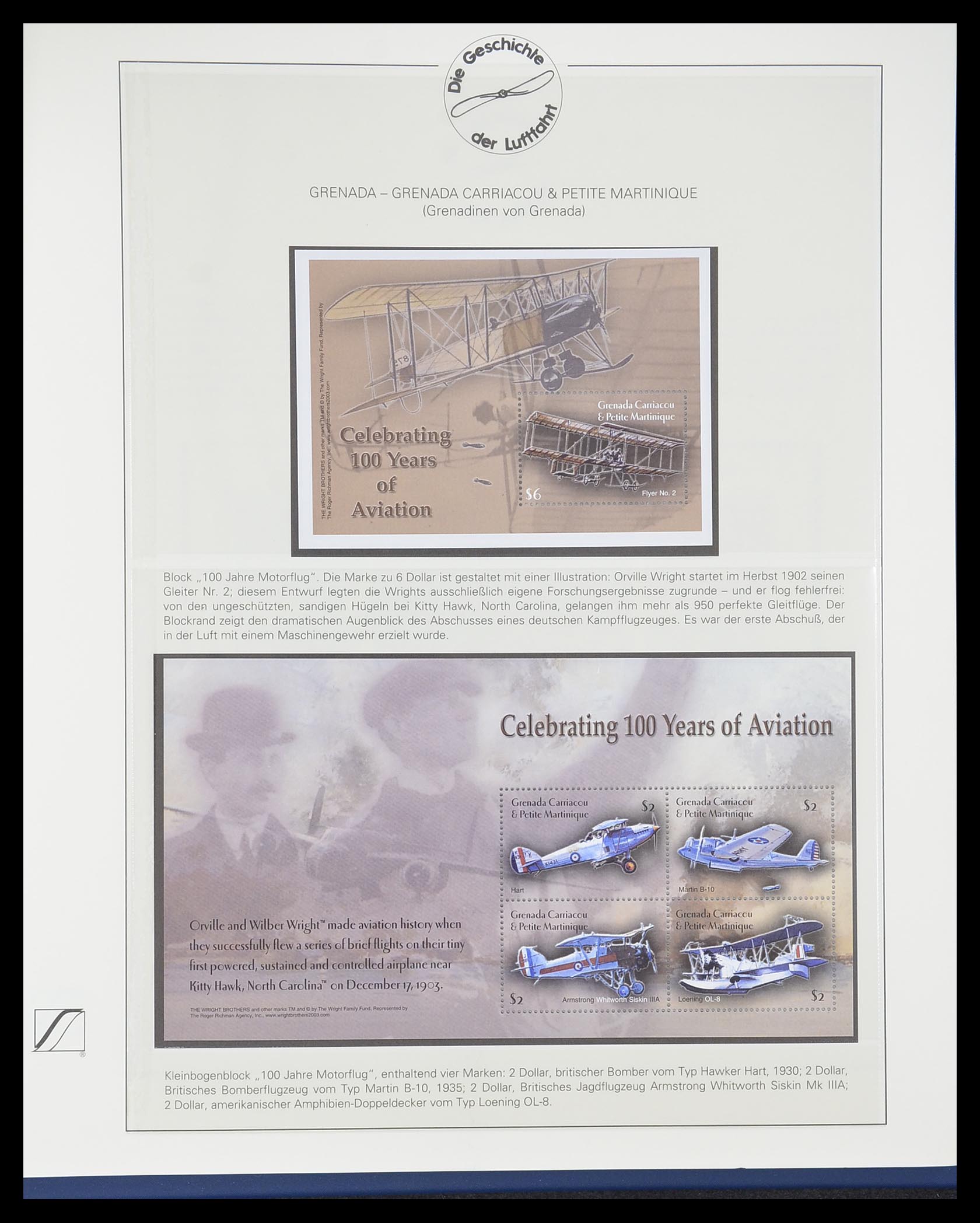 33308 1036 - Postzegelverzameling 33308 Motief luchtpost 1925-2012.