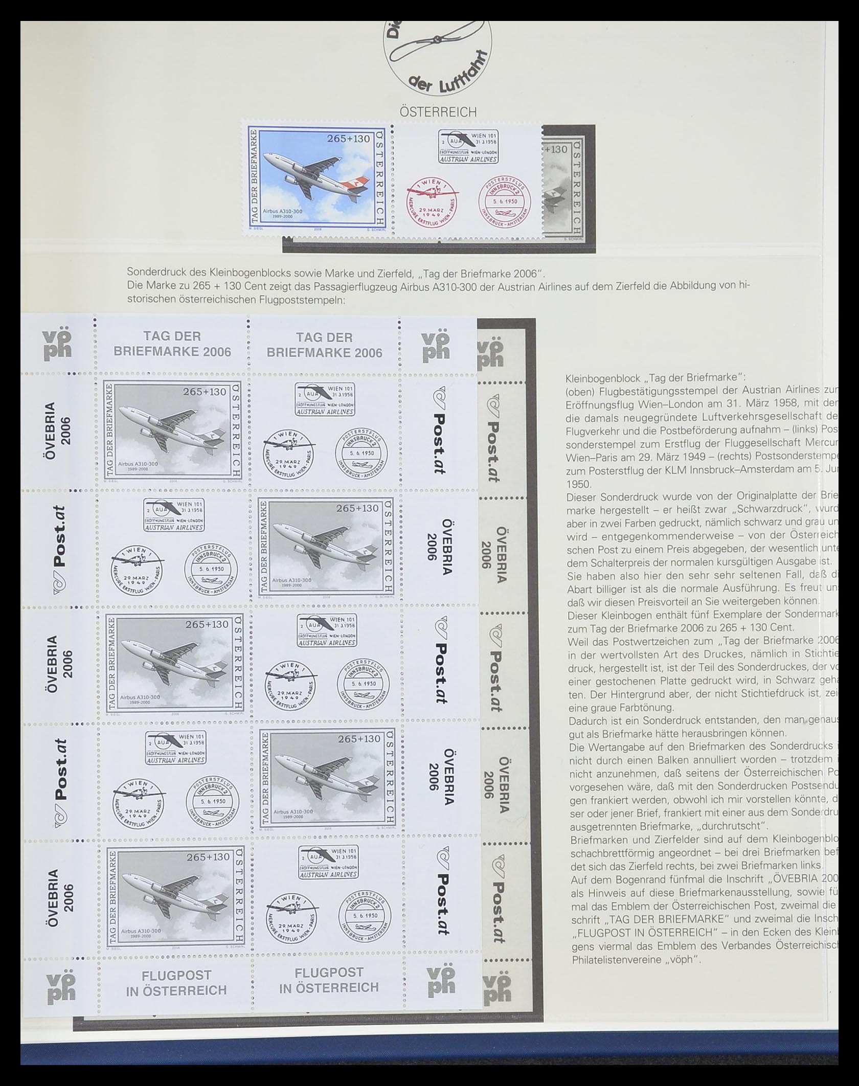 33308 1045 - Postzegelverzameling 33308 Motief luchtpost 1925-2012.