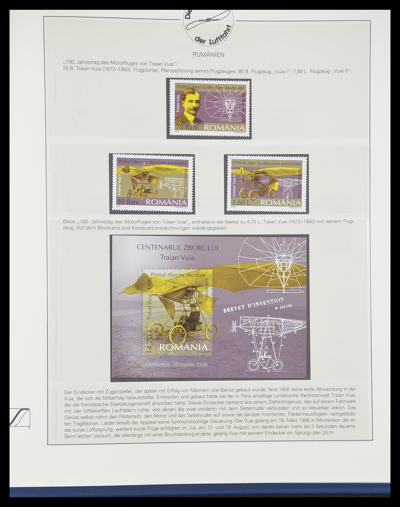 33308 1047 - Postzegelverzameling 33308 Motief luchtpost 1925-2012.