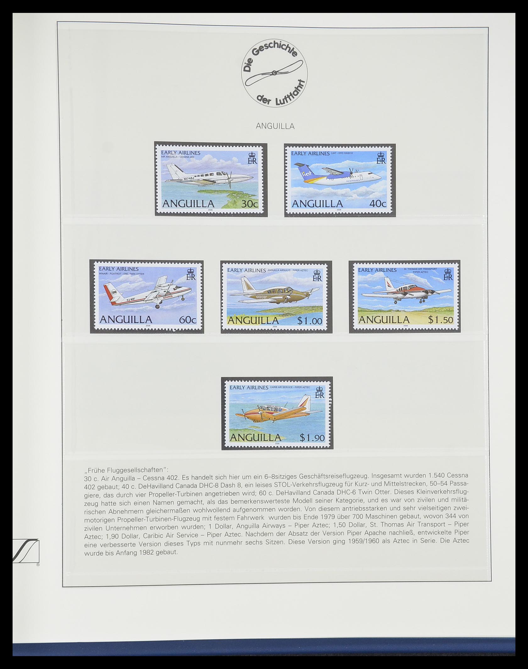33308 1048 - Postzegelverzameling 33308 Motief luchtpost 1925-2012.