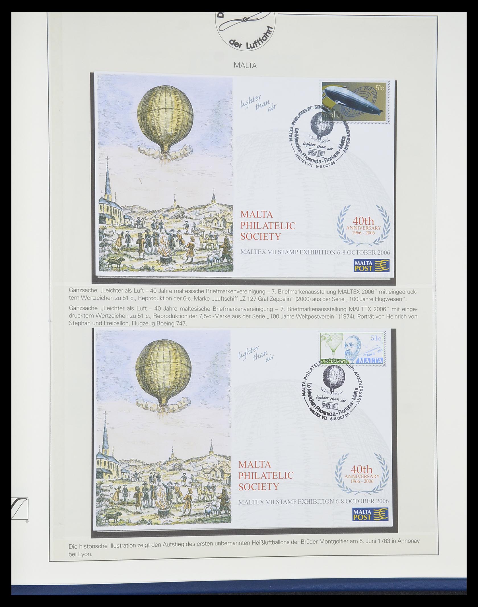 33308 1053 - Postzegelverzameling 33308 Motief luchtpost 1925-2012.