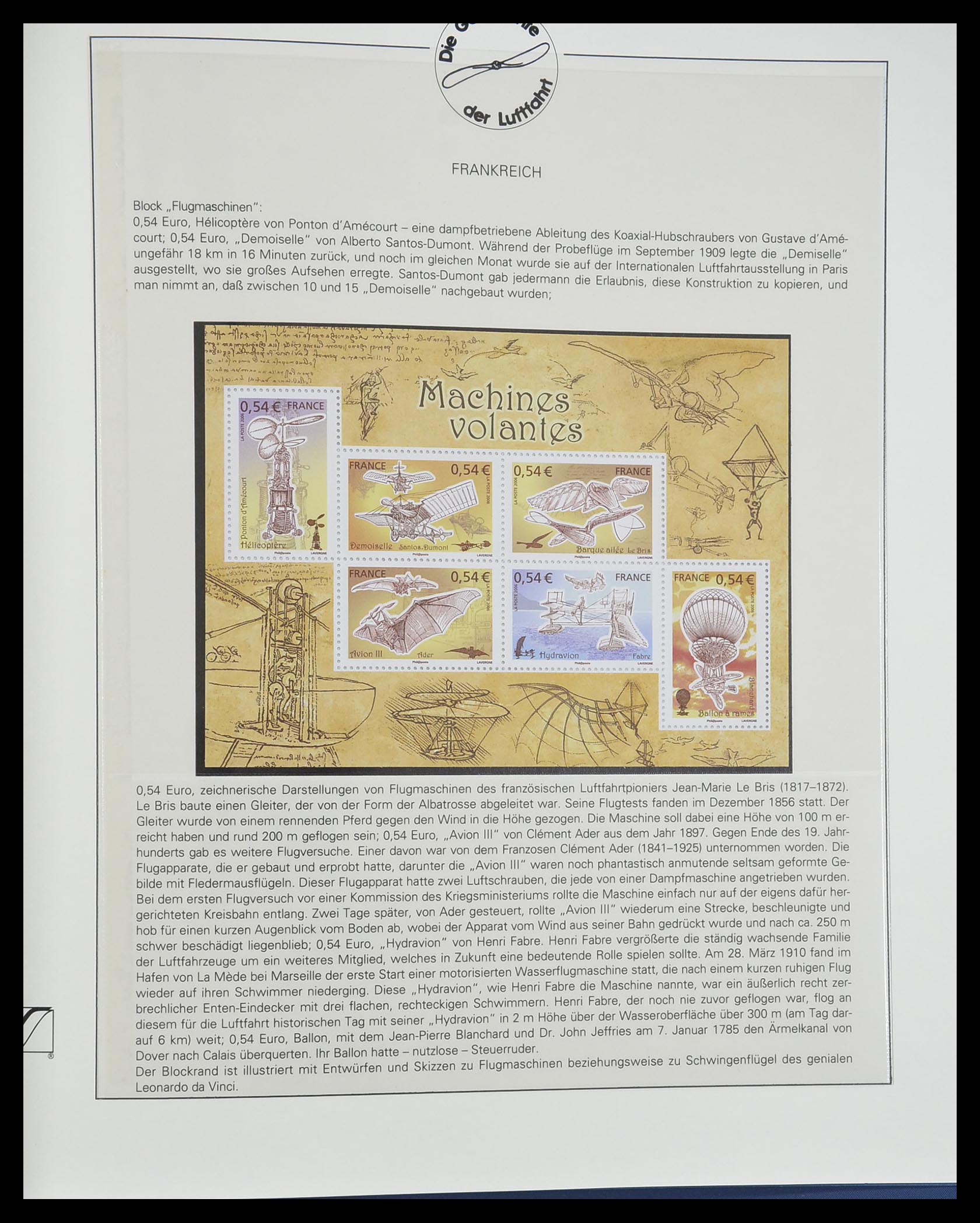 33308 1056 - Postzegelverzameling 33308 Motief luchtpost 1925-2012.