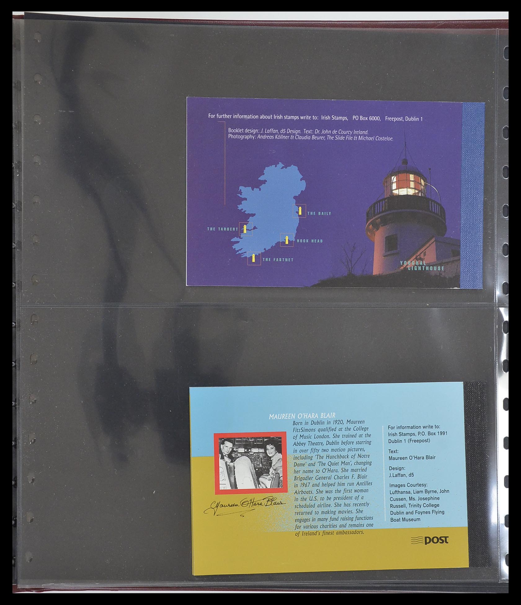 33313 064 - Stamp collection 33313 Ireland stamp booklets 1974-2004.