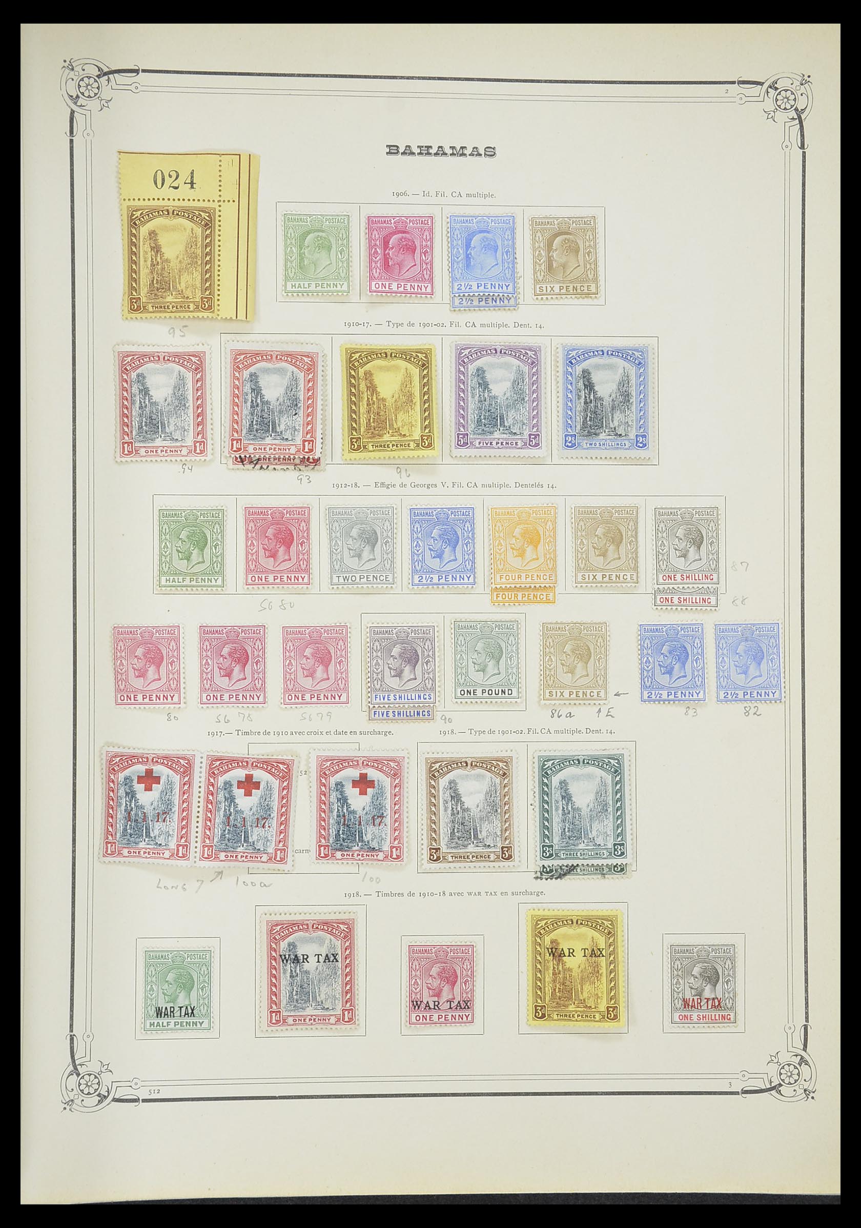 33315 002 - Postzegelverzameling 33315 Bahamas 1859-1986.