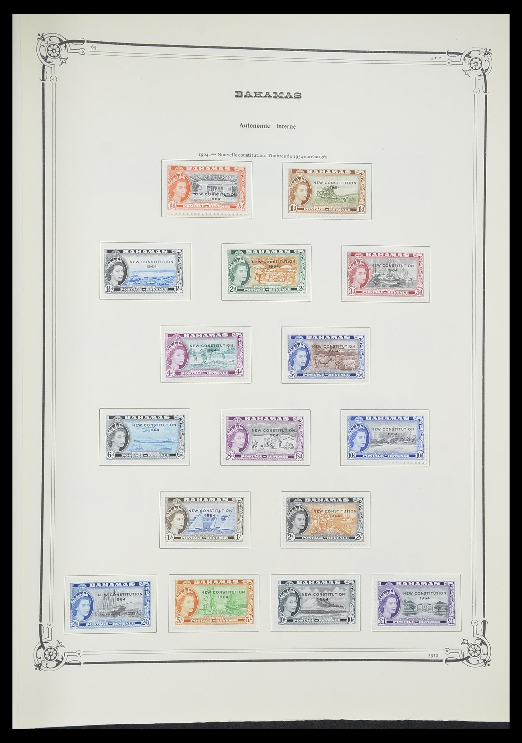 33315 009 - Postzegelverzameling 33315 Bahamas 1859-1986.