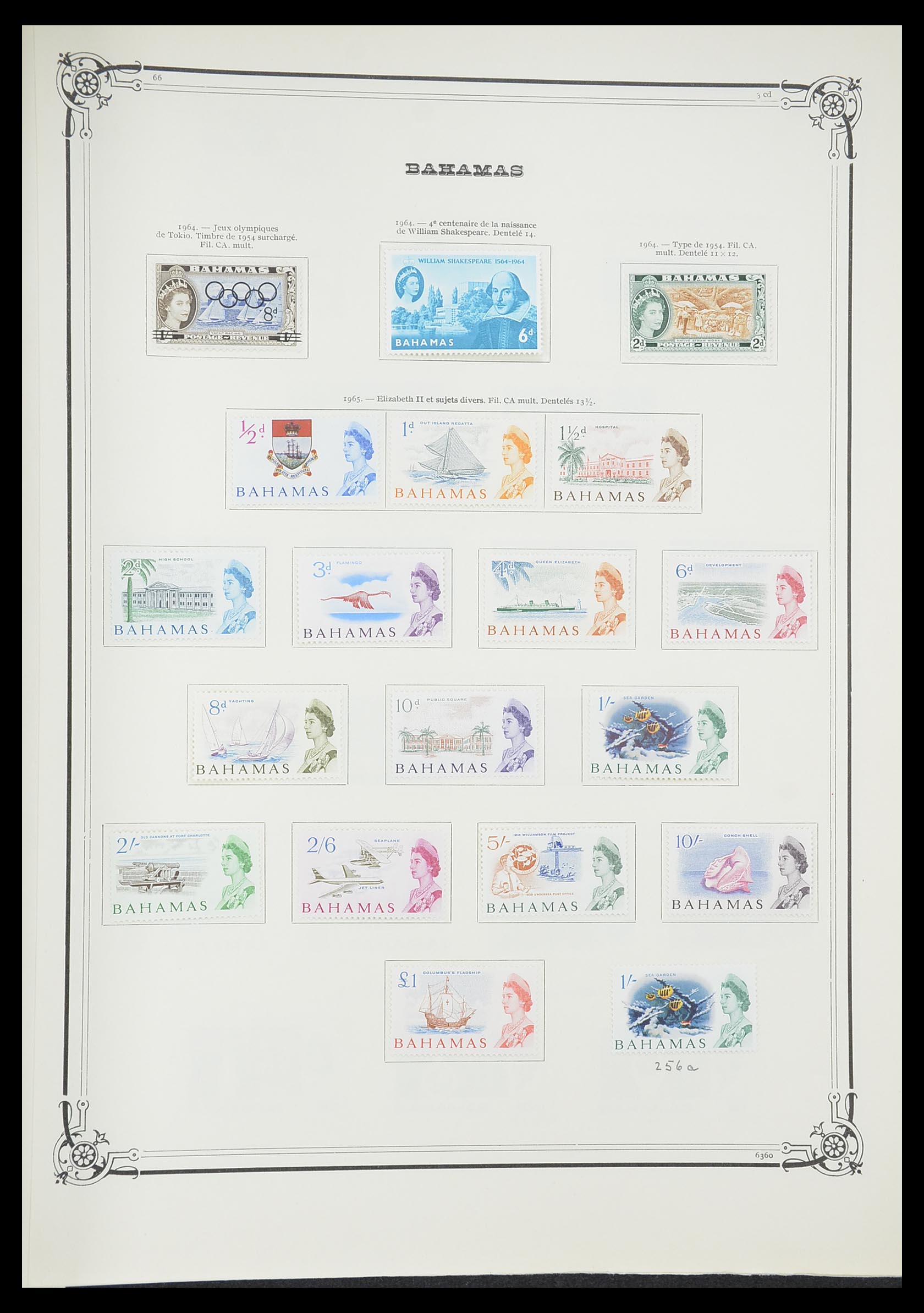 33315 010 - Postzegelverzameling 33315 Bahamas 1859-1986.