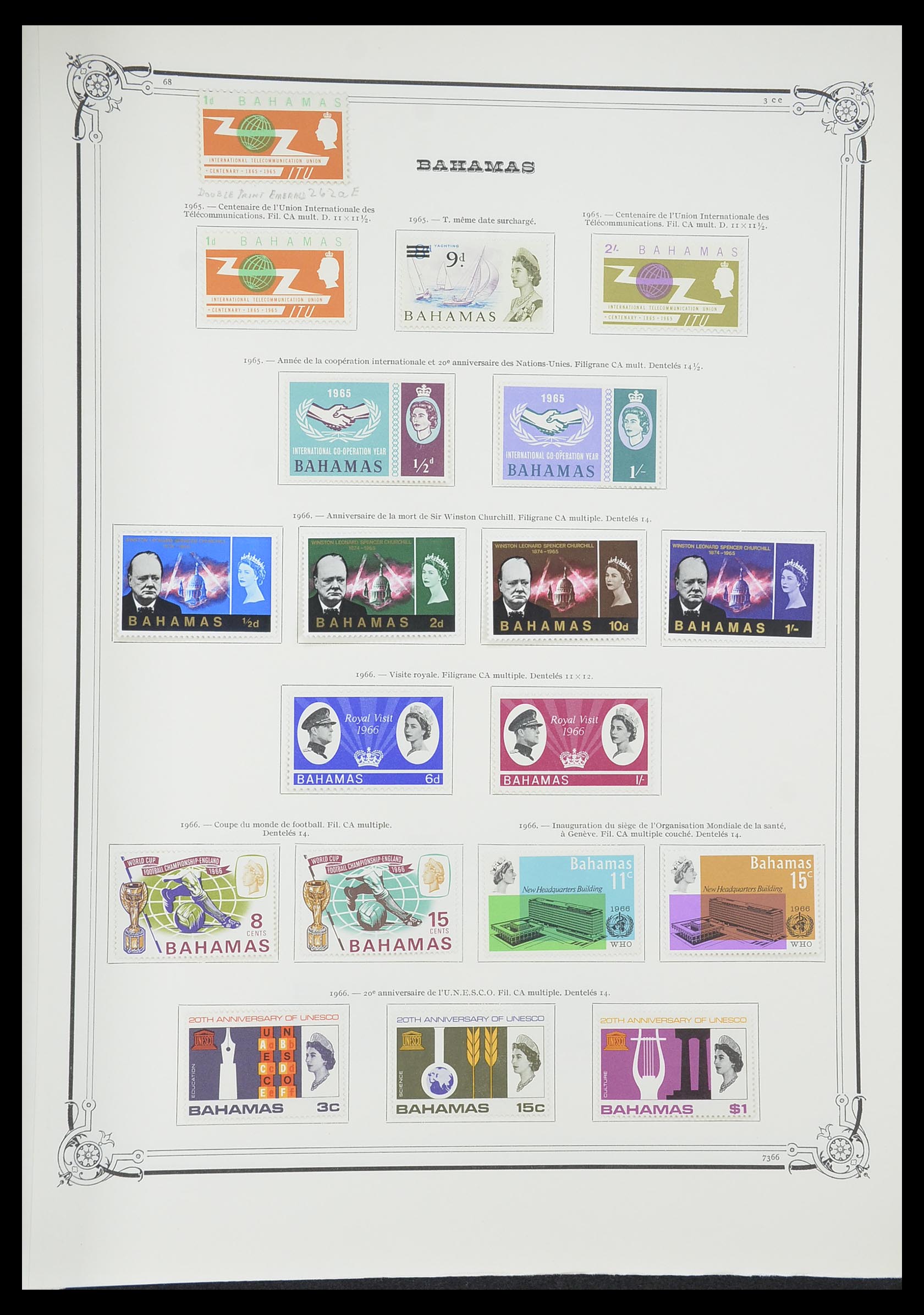 33315 011 - Postzegelverzameling 33315 Bahamas 1859-1986.