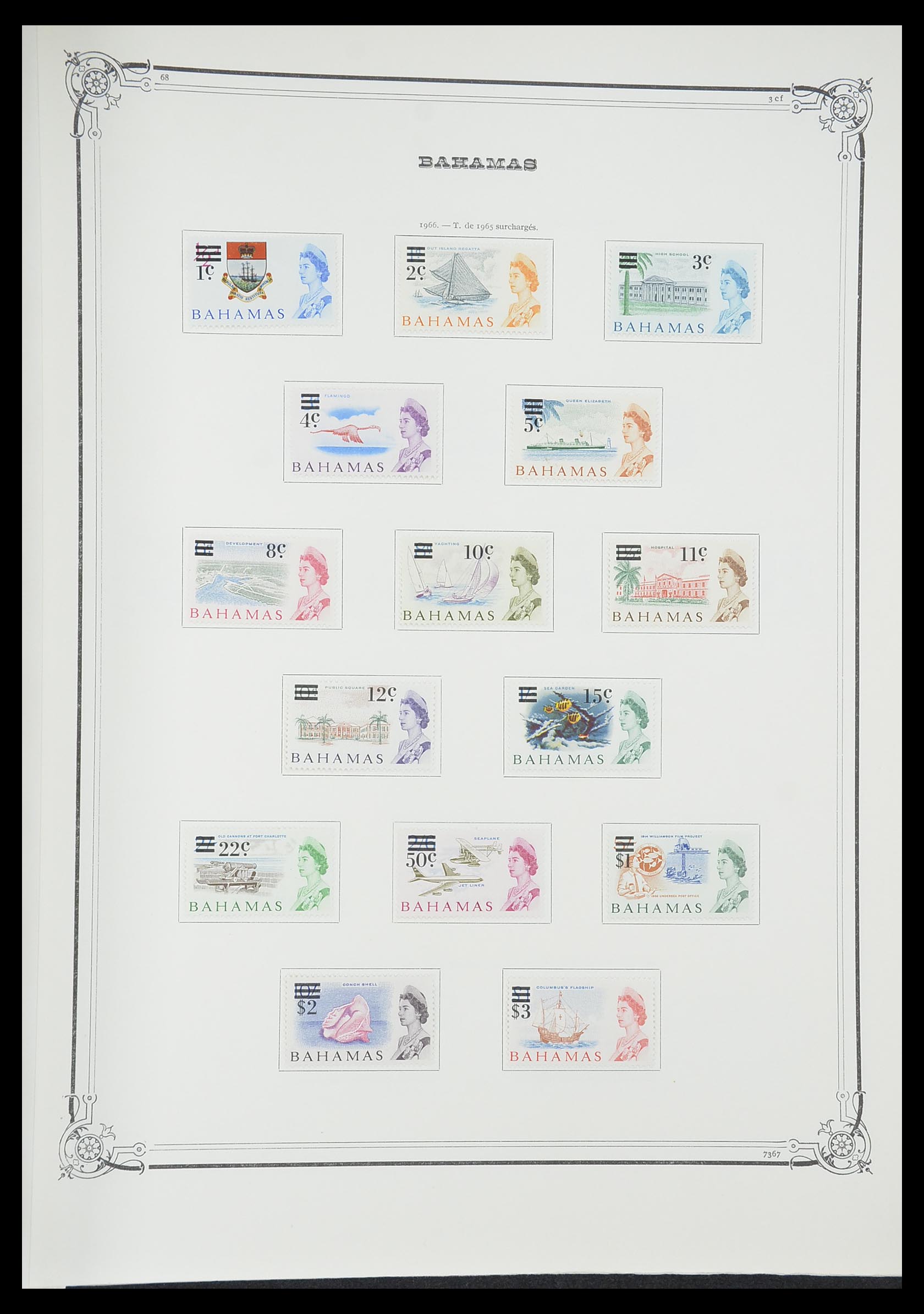 33315 012 - Postzegelverzameling 33315 Bahamas 1859-1986.