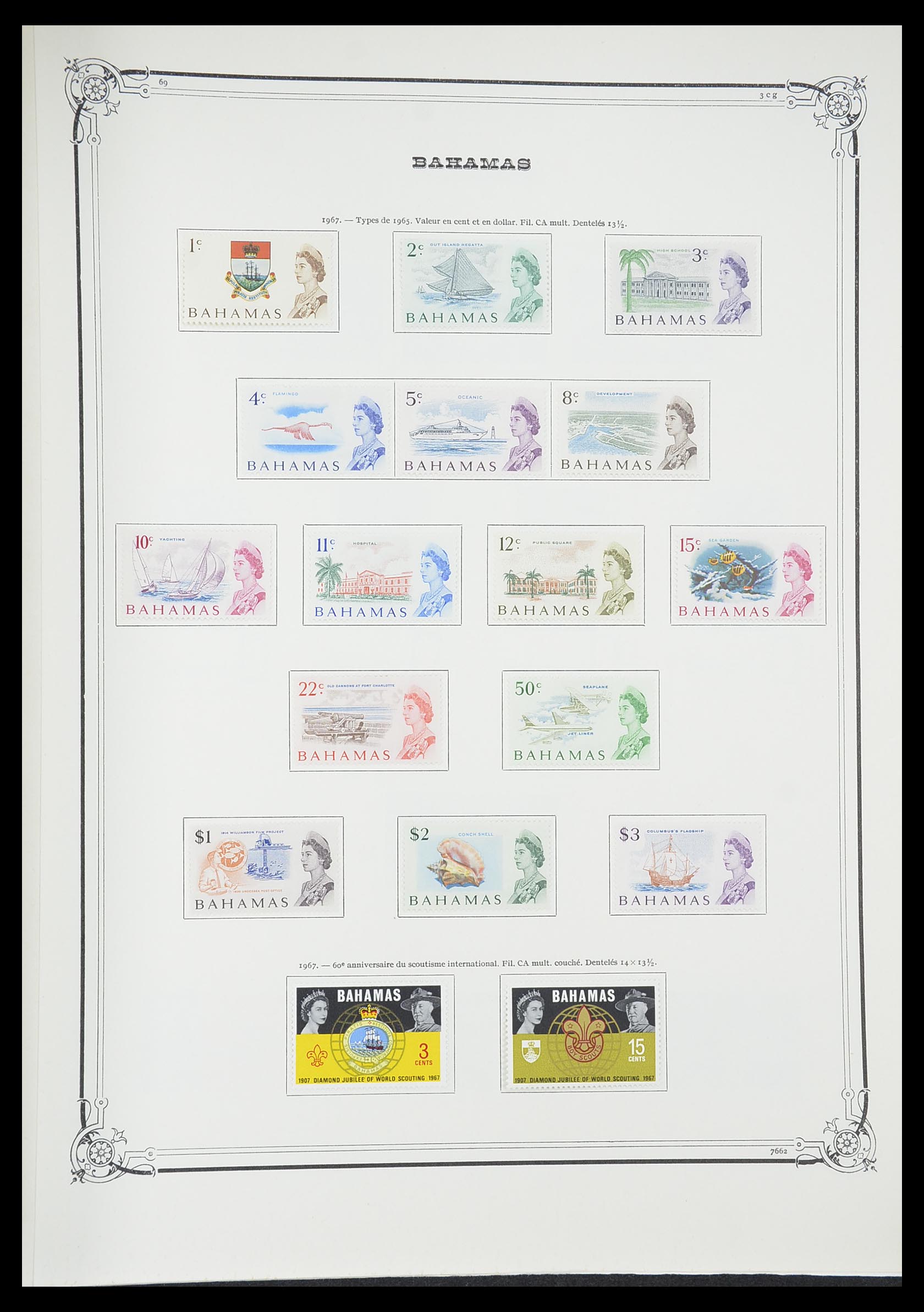 33315 013 - Postzegelverzameling 33315 Bahamas 1859-1986.